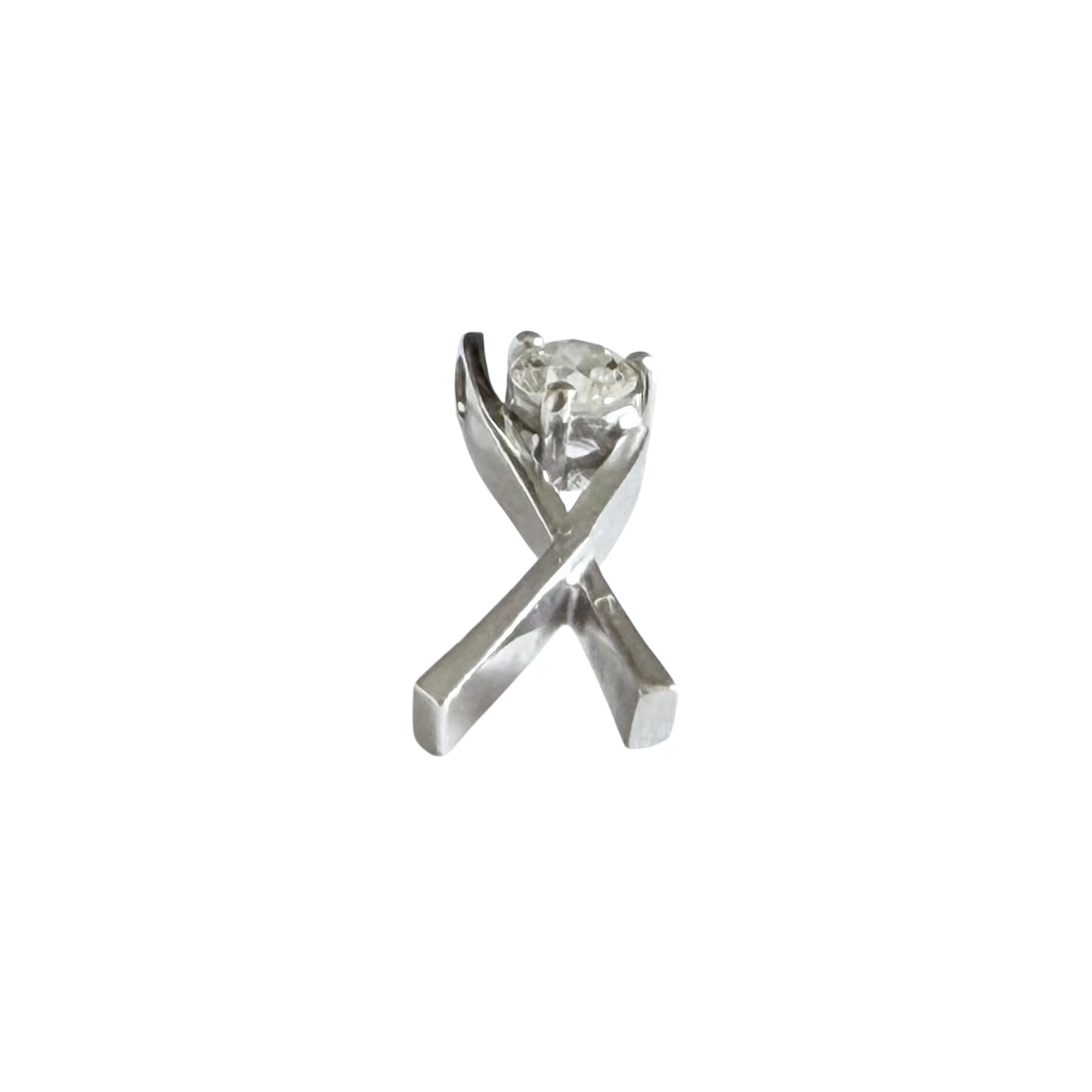 周大福 19分鑽石💎 18K白金 吊咀 *送無品牌頸鏈*