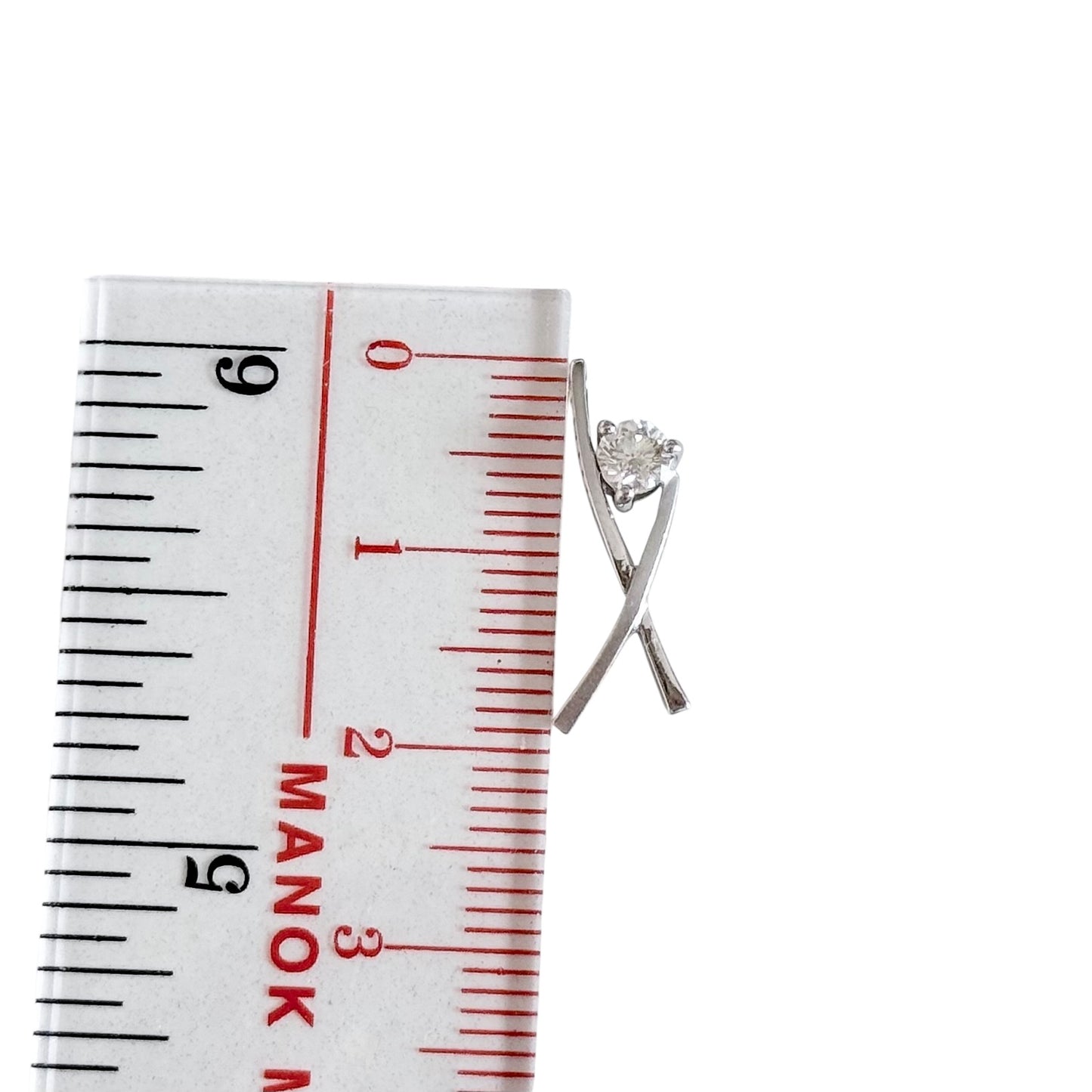 周大福 19分鑽石💎 18K白金 吊咀 *送無品牌頸鏈*