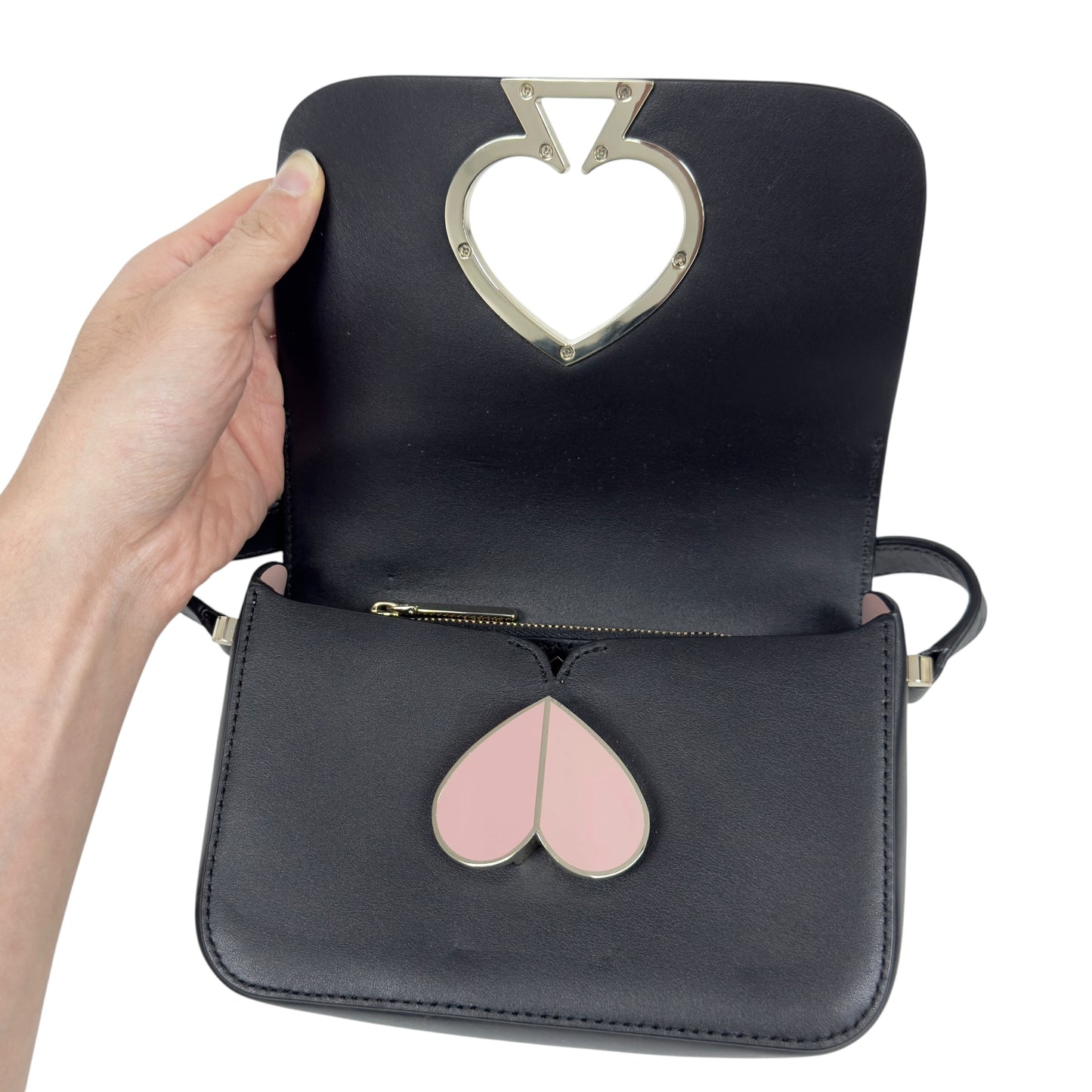 KATE SPADE Nicola Twistlock 愛心💗 斜揹袋