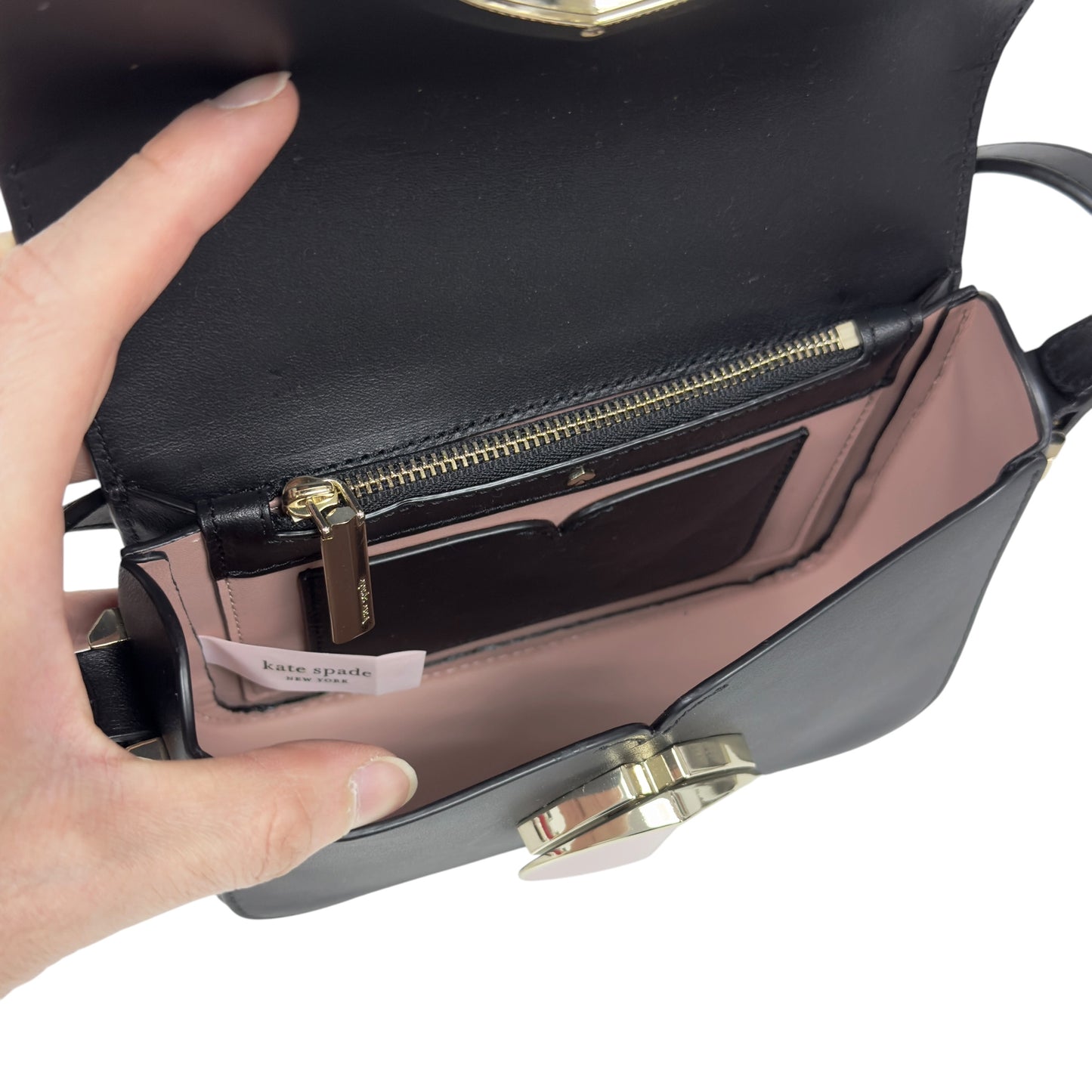 KATE SPADE Nicola Twistlock 愛心💗 斜揹袋