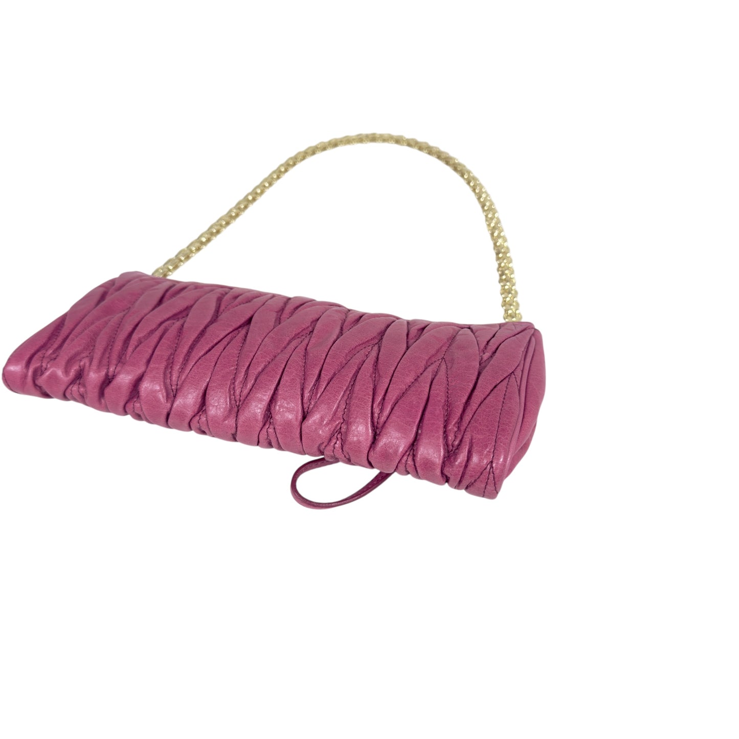 MIU MIU *自加鏈＞送無品牌扣＋無品牌鏈帶* Matelassé 皺摺 肩背包