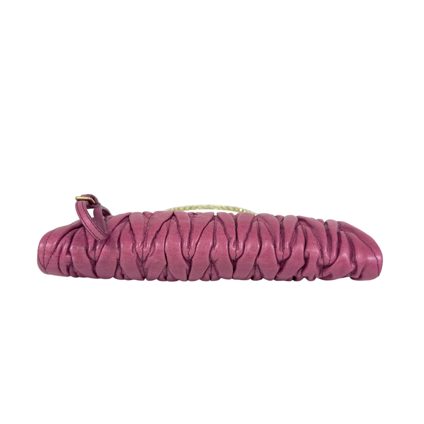 MIU MIU *自加鏈＞送無品牌扣＋無品牌鏈帶* Matelassé 皺摺 肩背包