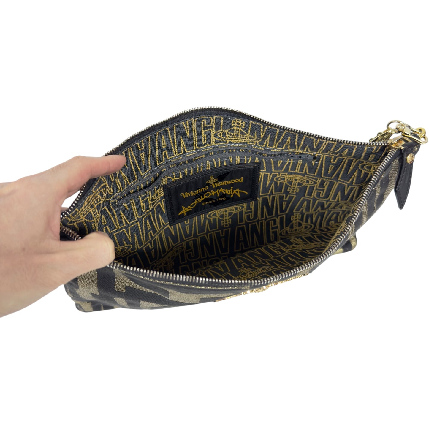 VIVIENNE WESTWOOD *自加鏈＞送無品牌扣＋無品牌鏈帶* 肩背包