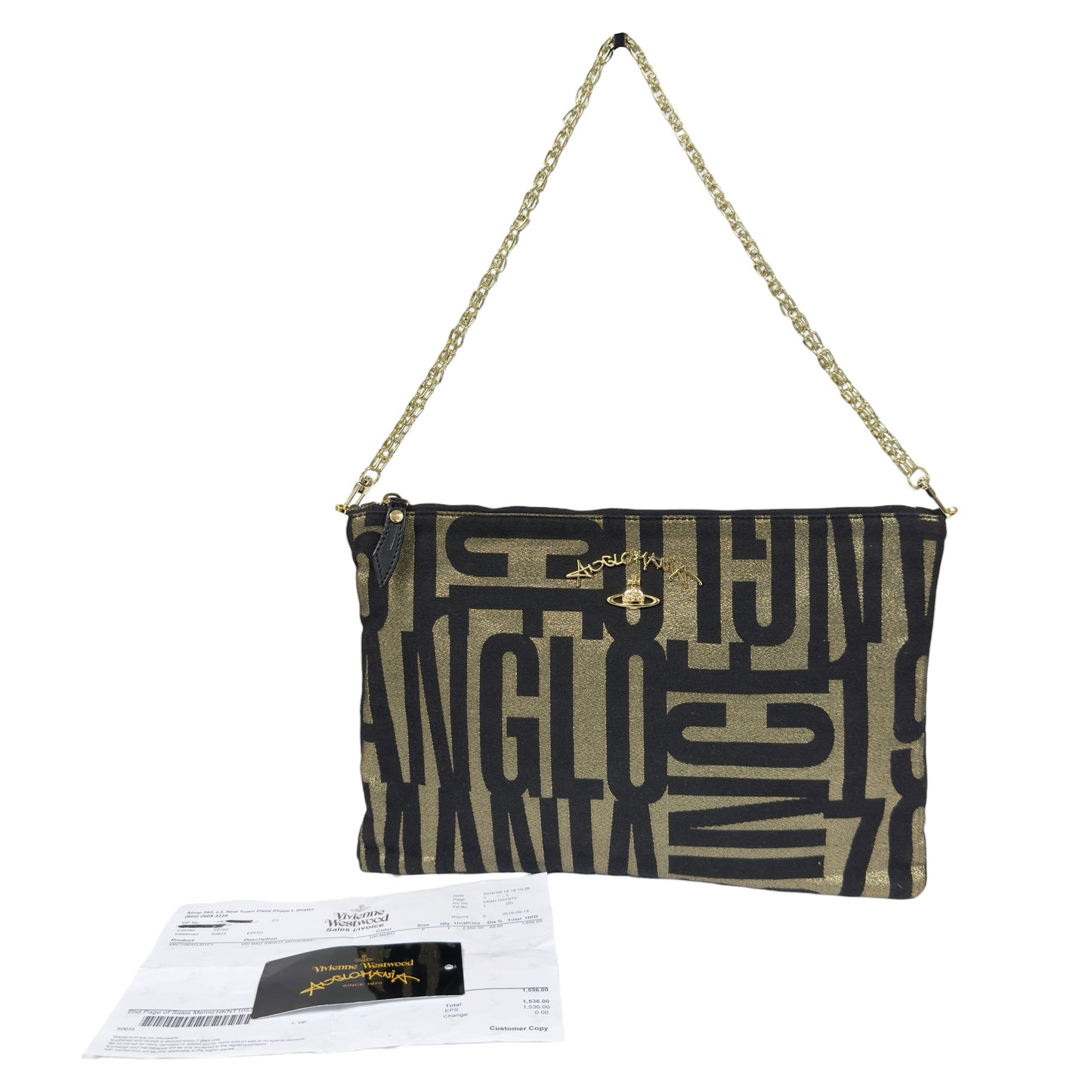 VIVIENNE WESTWOOD *自加鏈＞送無品牌扣＋無品牌鏈帶* 肩背包