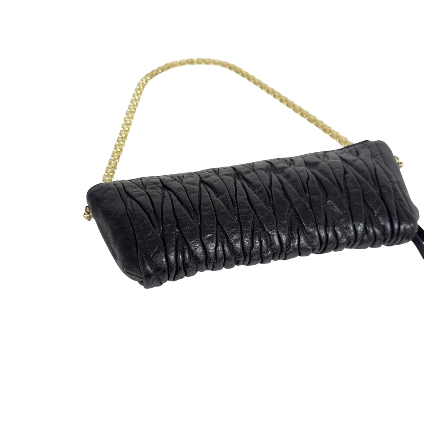 MIU MIU *自加鏈＞送無品牌扣＋無品牌鏈帶* Matelassé 皺摺 肩背包