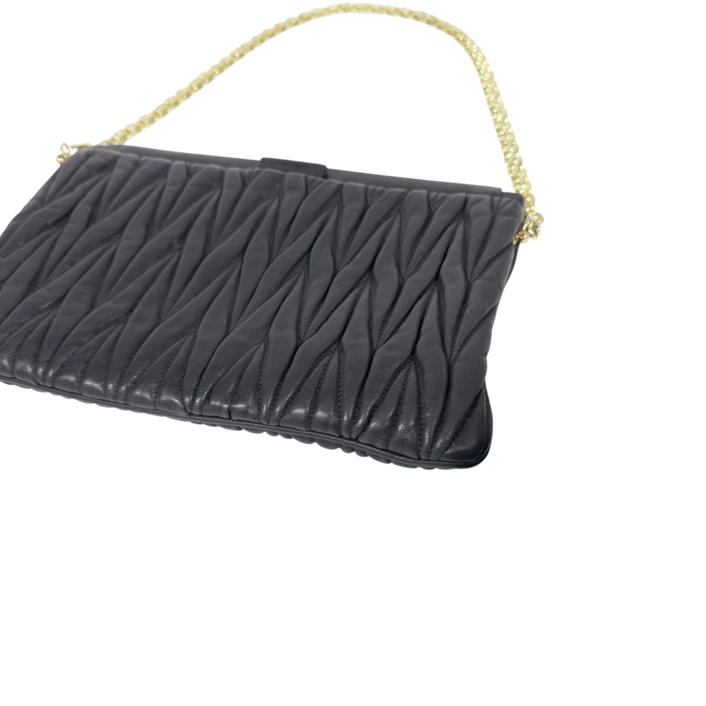 MIU MIU *自加鏈＞送無品牌扣＋無品牌鏈帶* Matelassé 皺摺 肩背包