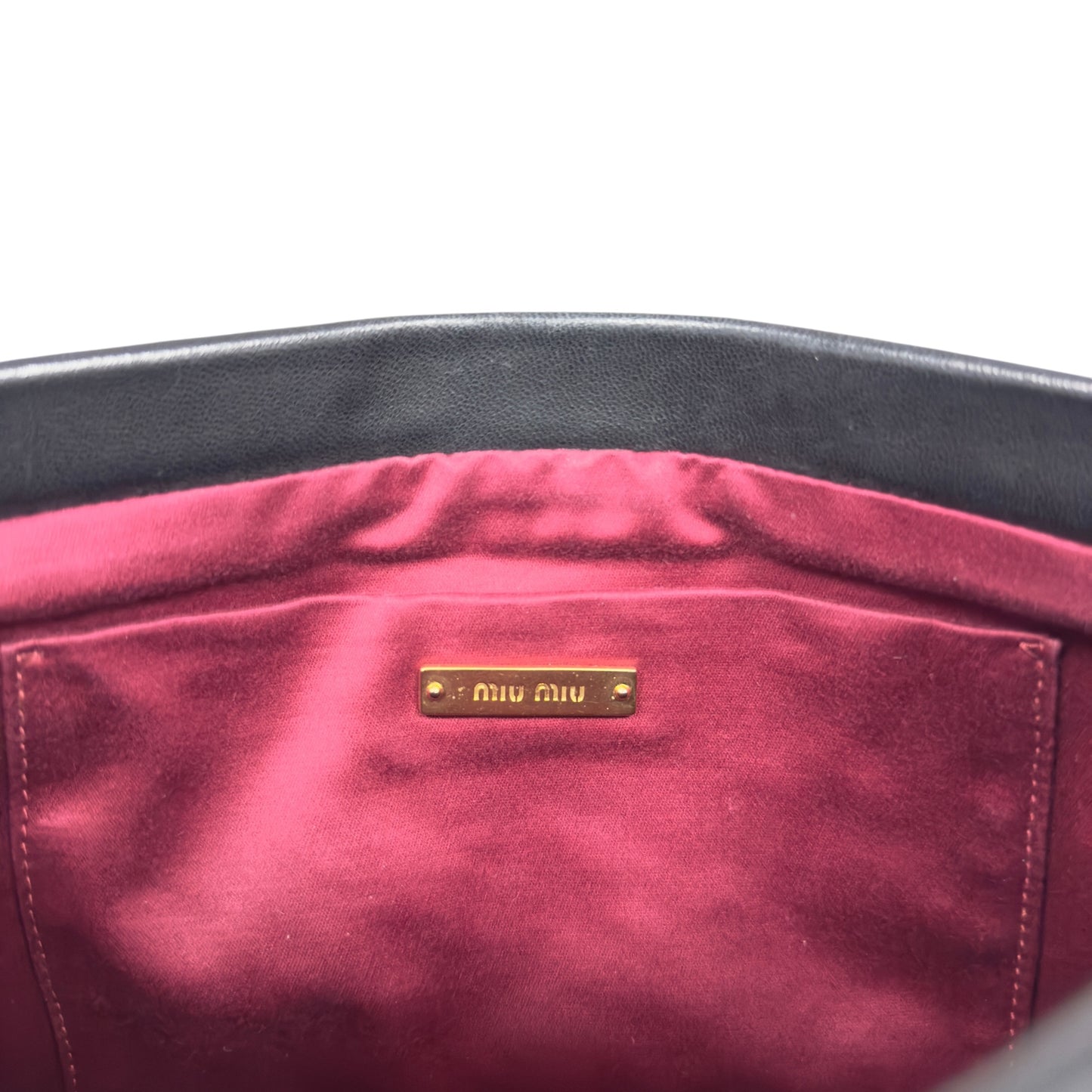 MIU MIU *自加鏈＞送無品牌扣＋無品牌鏈帶* Matelassé 皺摺 肩背包