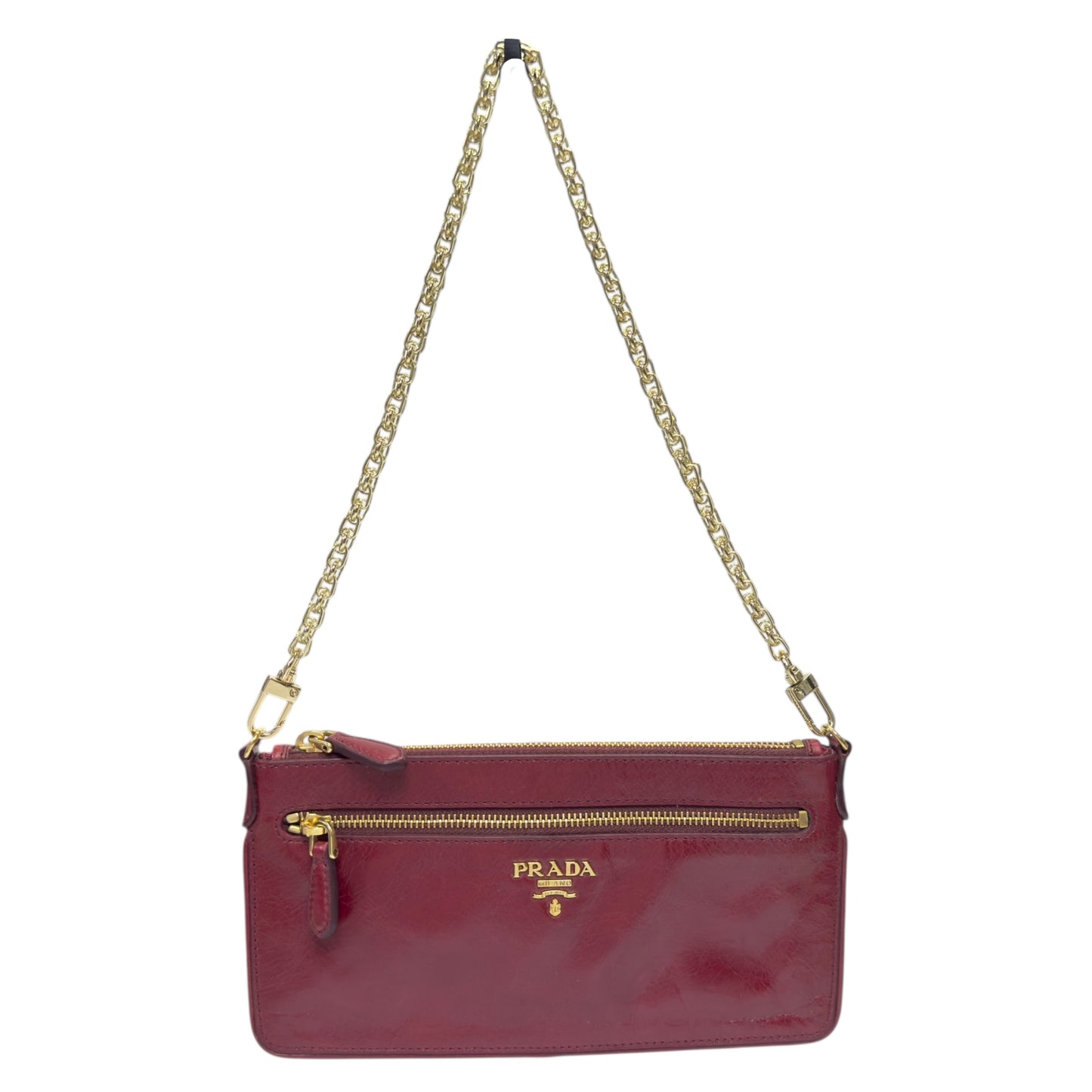 PRADA *自加鏈＞送無品牌鏈帶* 2用包