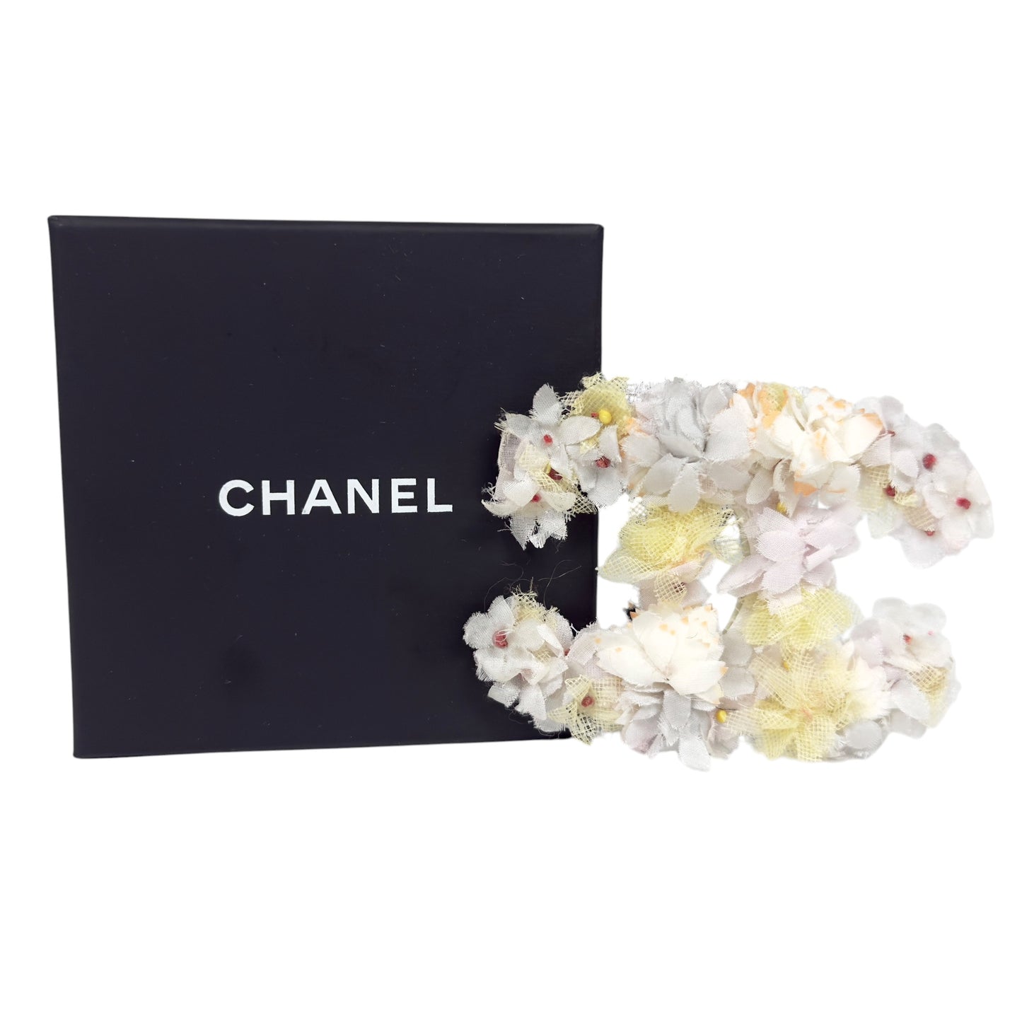 CHANEL 中古 CC 花卉 胸針