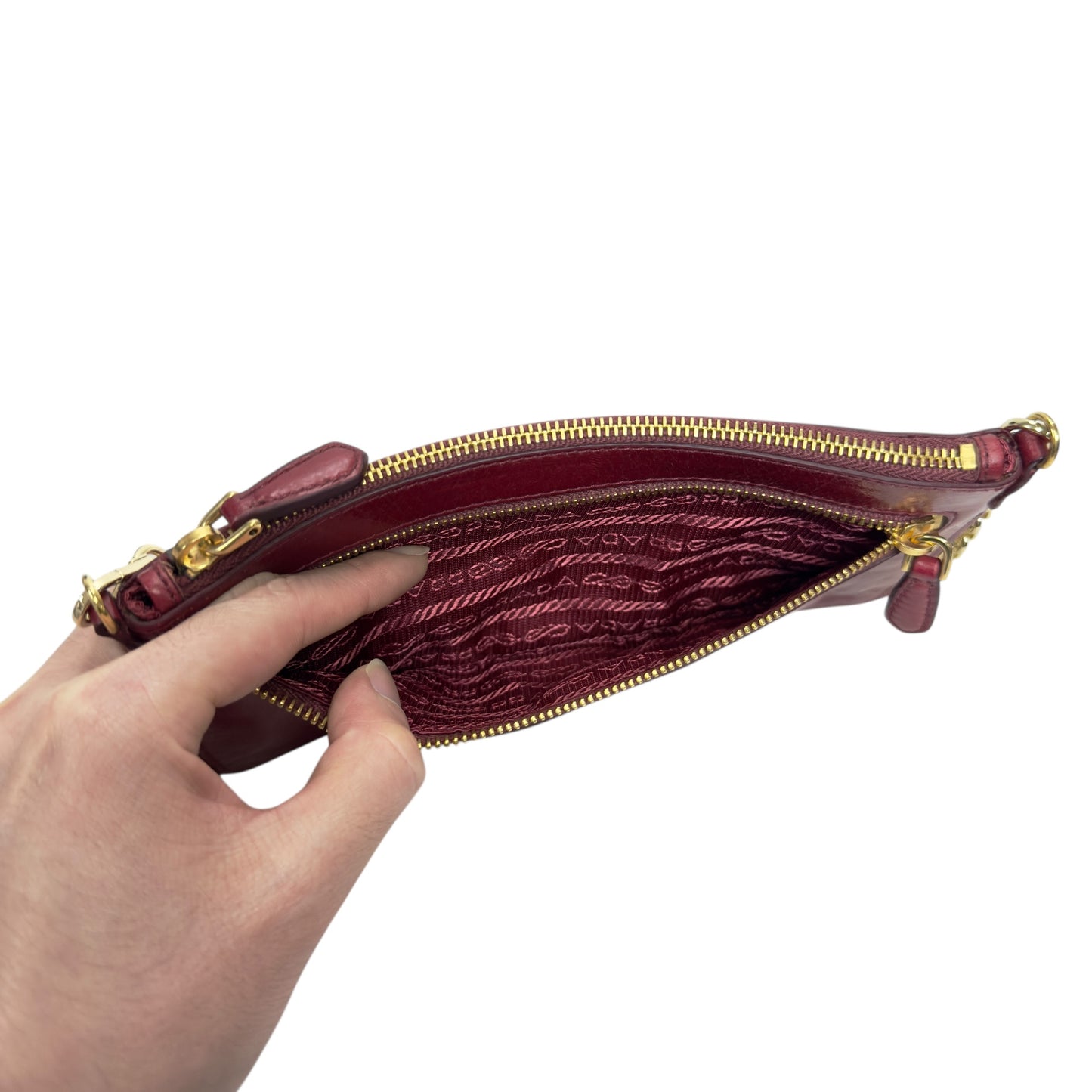 PRADA *自加鏈＞送無品牌鏈帶* 2用包