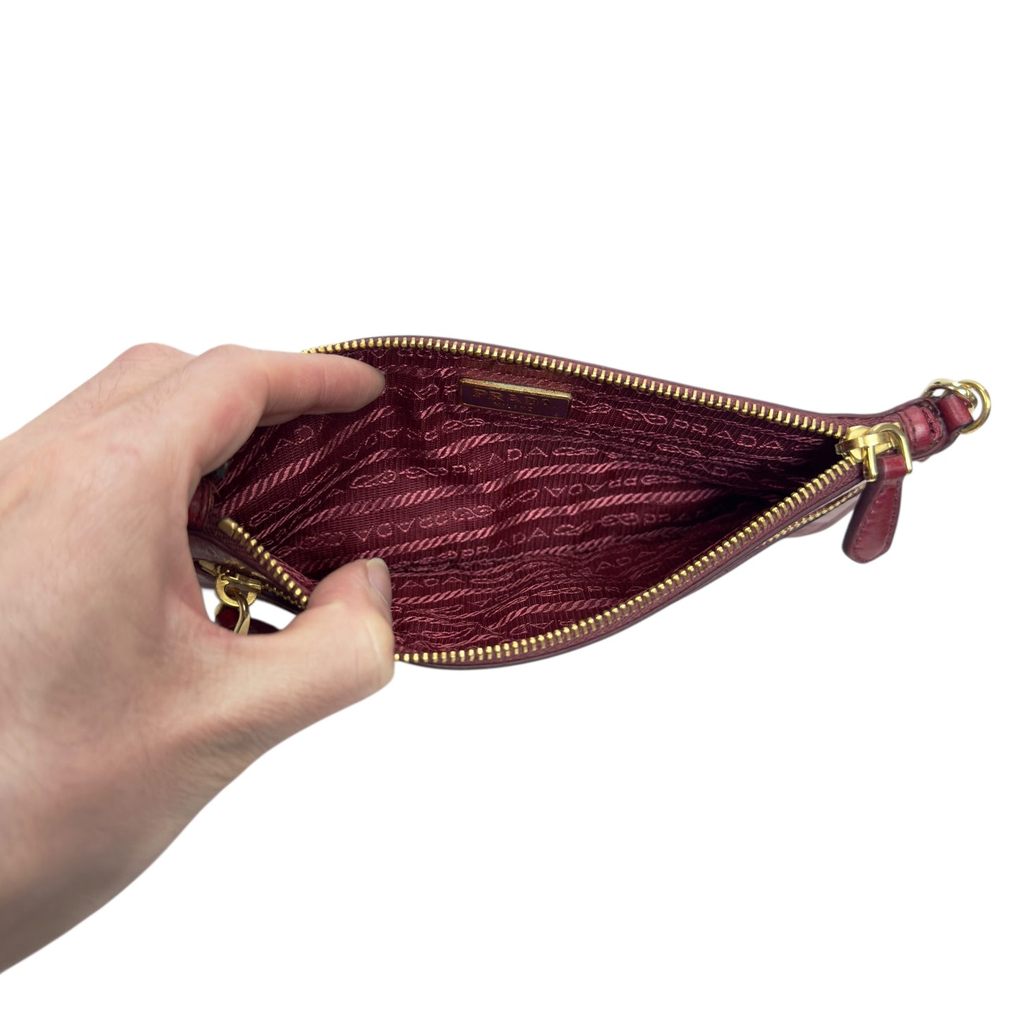 PRADA *自加鏈＞送無品牌鏈帶* 2用包