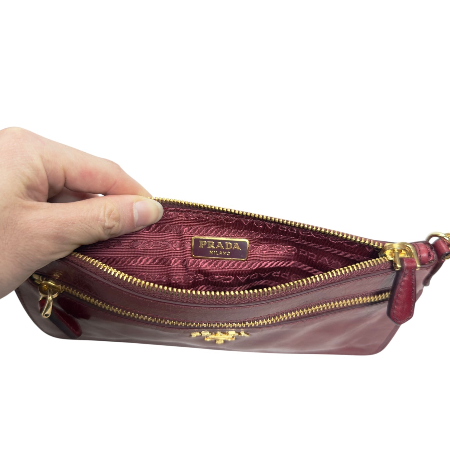 PRADA *自加鏈＞送無品牌鏈帶* 2用包