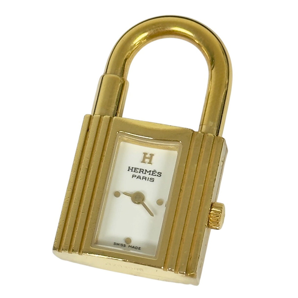 HERMES Kelly 鎖頭 手錶 框R刻