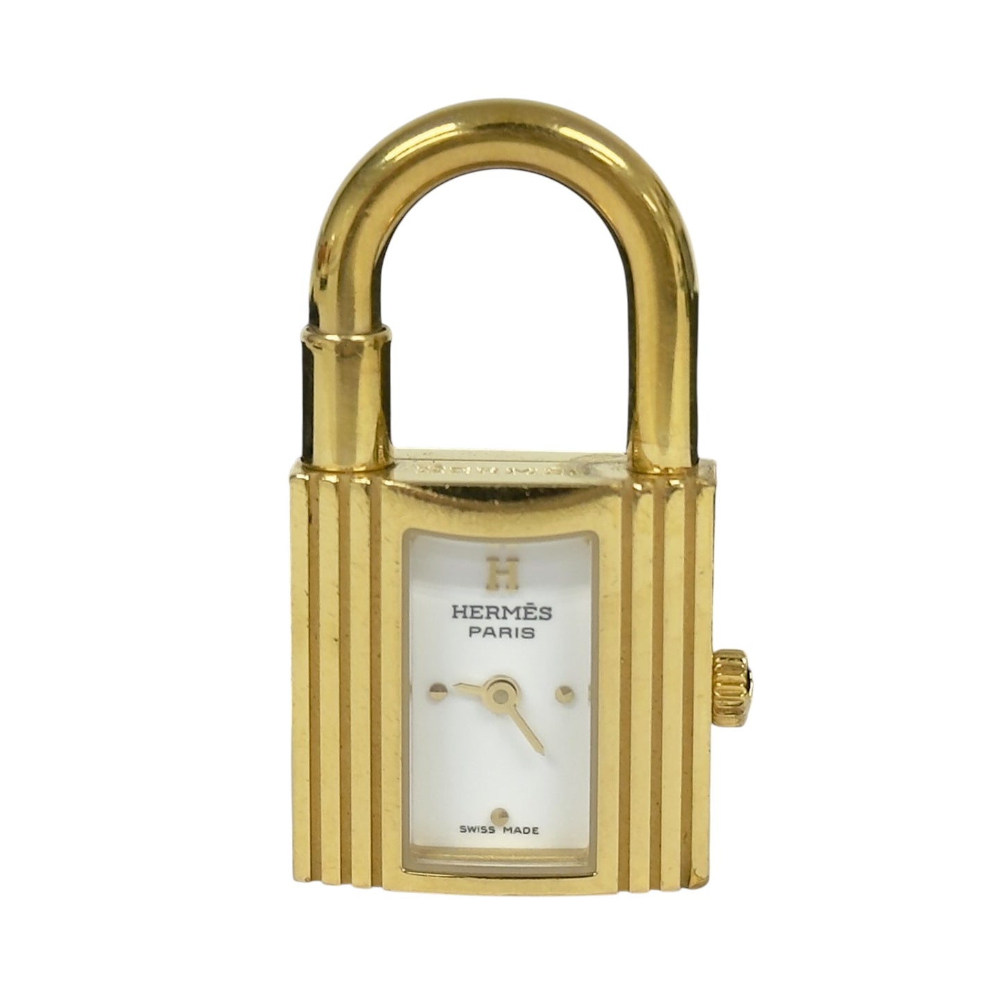 HERMES Kelly 鎖頭 手錶 框R刻