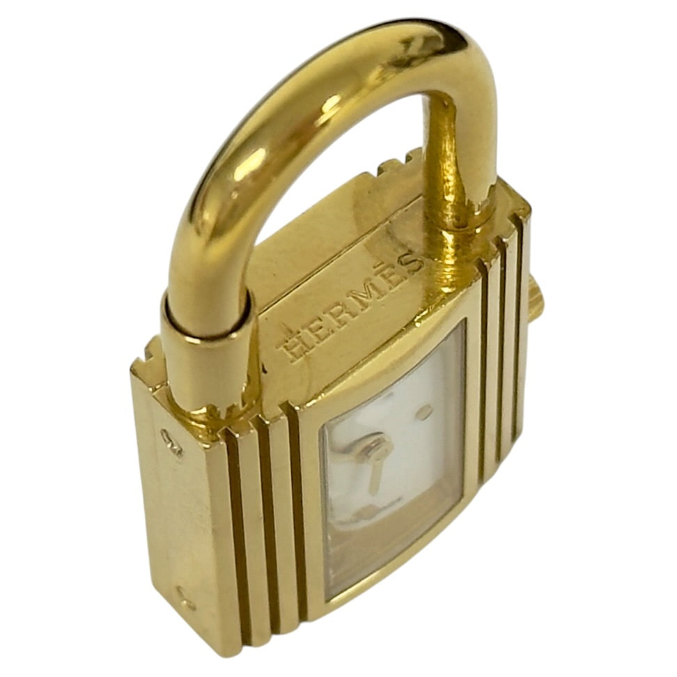 HERMES Kelly 鎖頭 手錶 框R刻