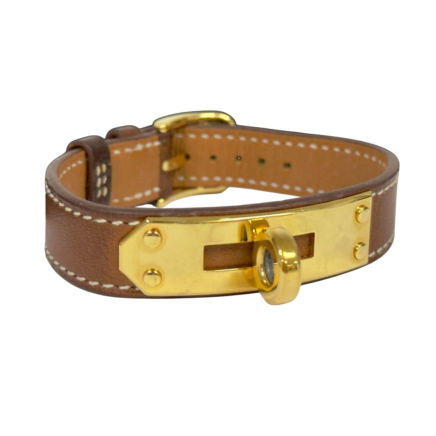 HERMES Kelly 鎖頭 手錶 框R刻