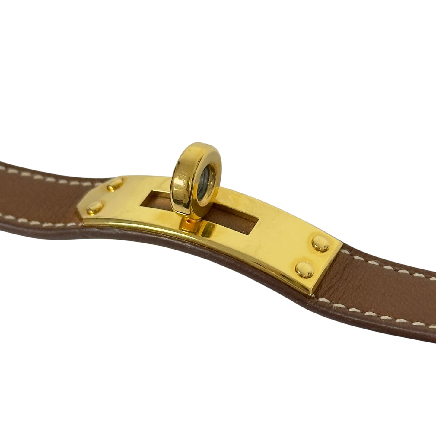 HERMES Kelly 鎖頭 手錶 框R刻
