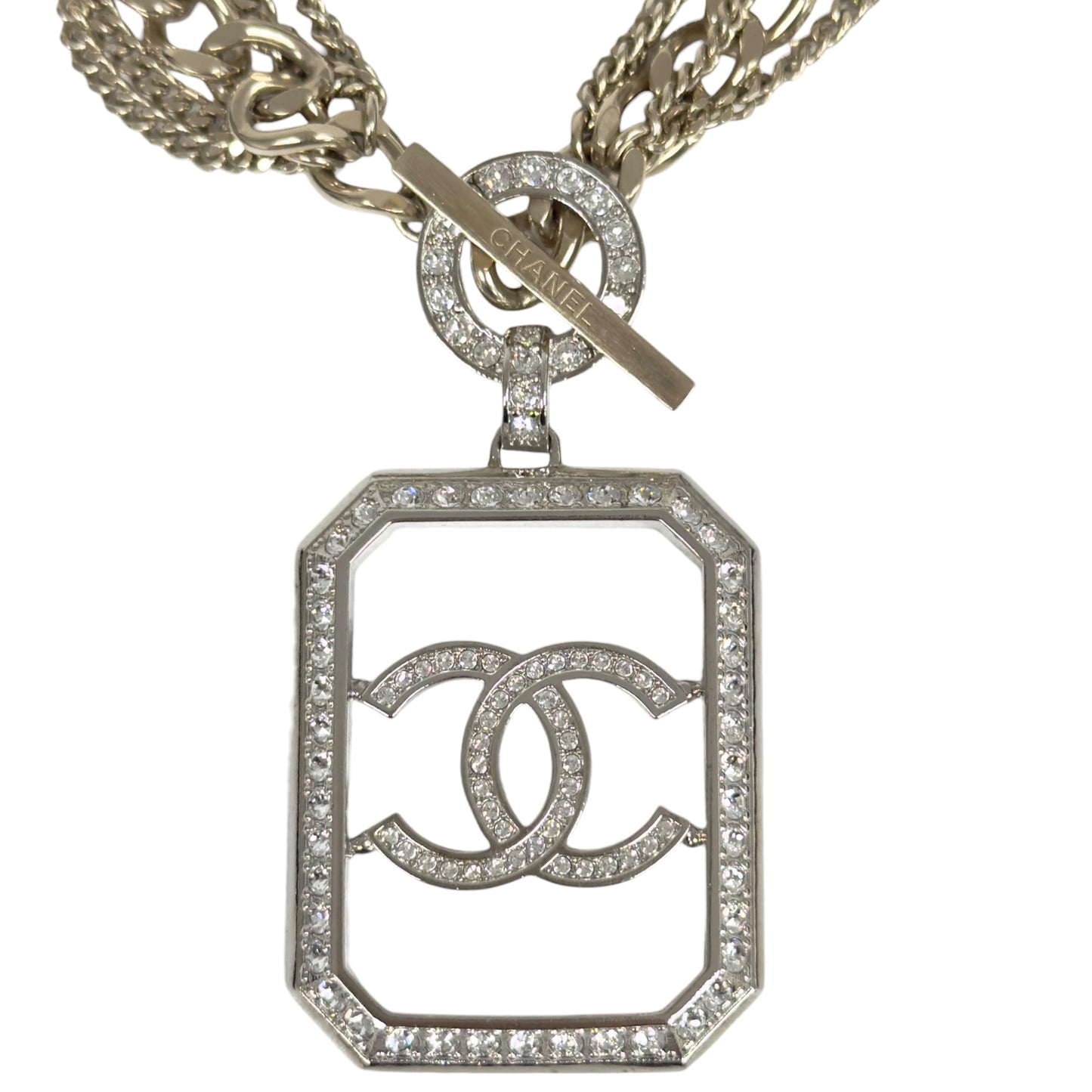 CHANEL CC 水鑽 頸鏈