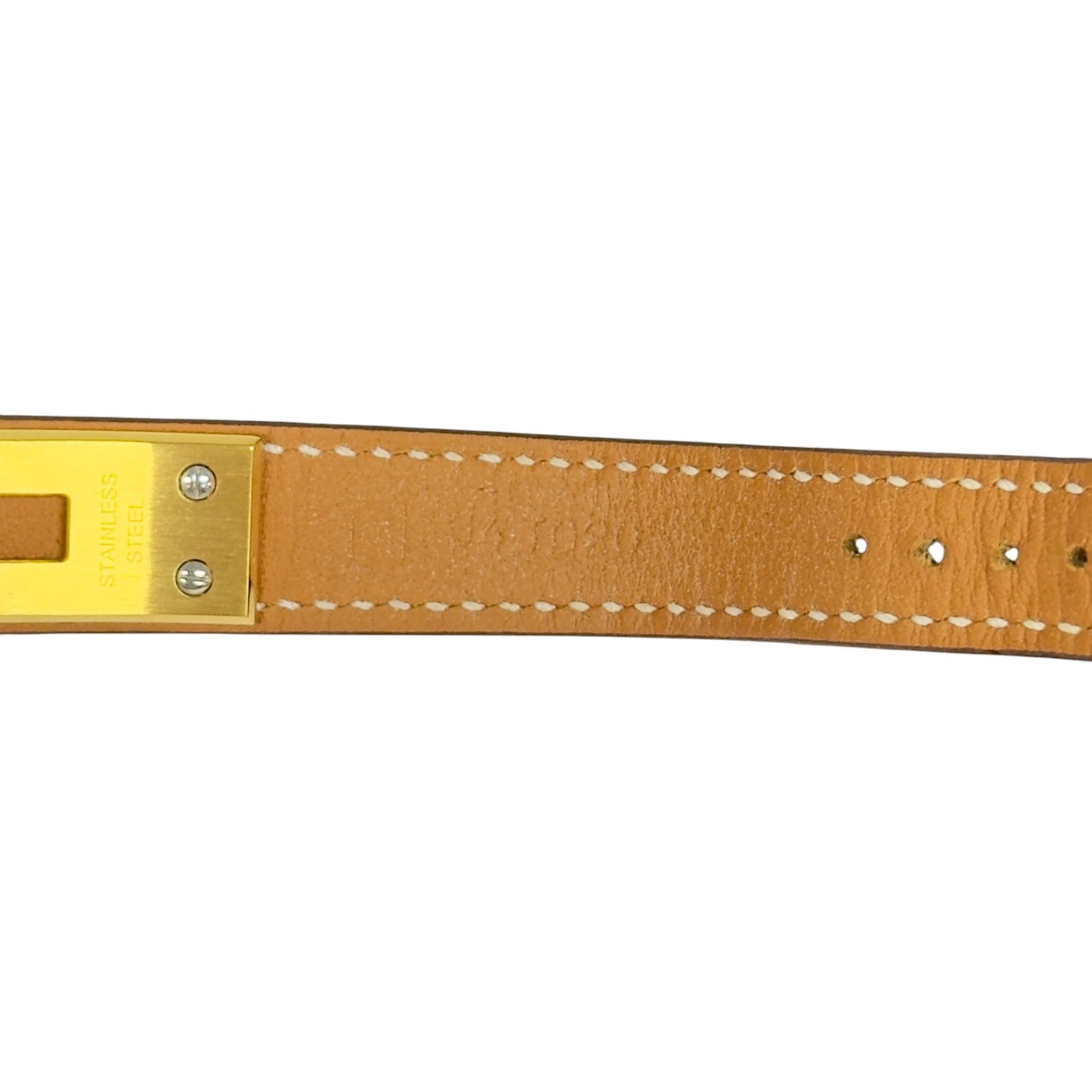 HERMES Kelly 鎖頭 手錶 框R刻