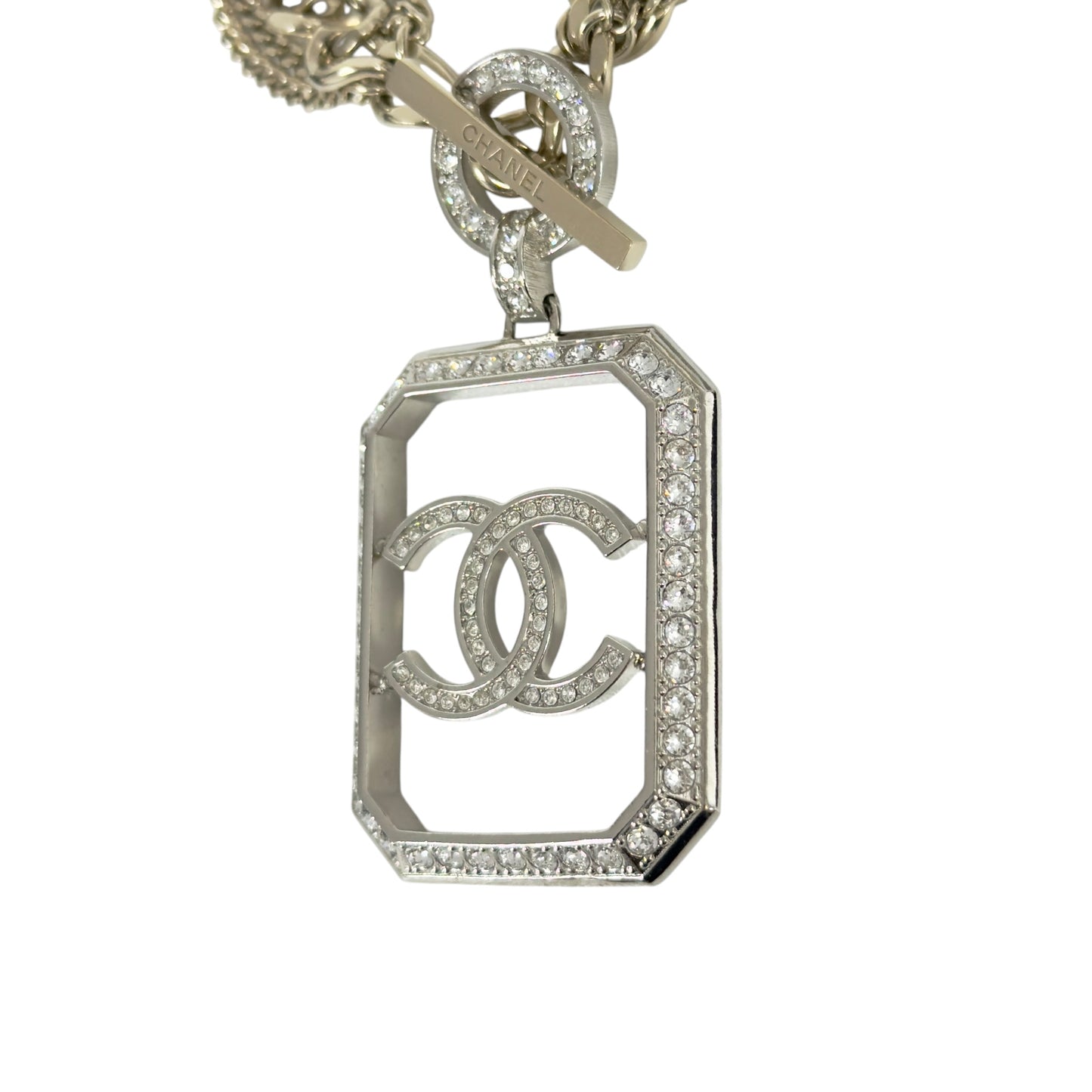 CHANEL CC 水鑽 頸鏈