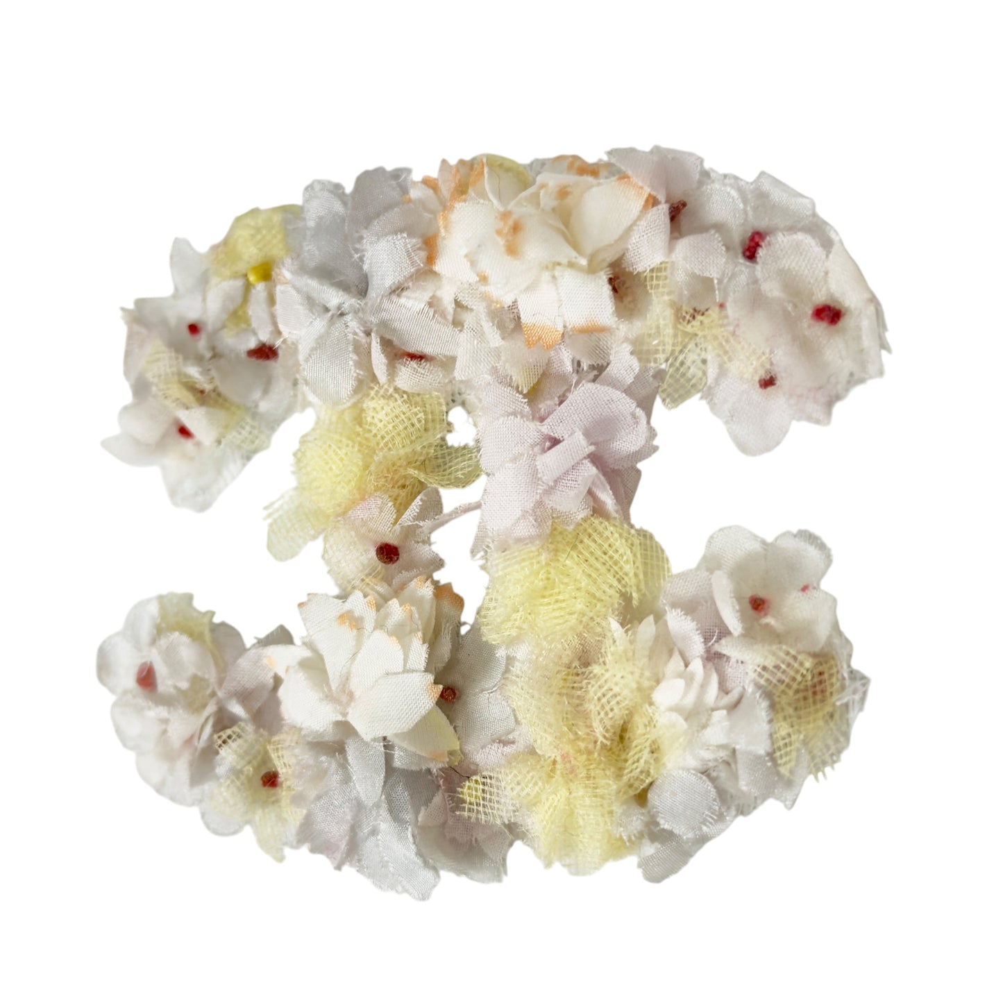 CHANEL 中古 CC 花卉 胸針