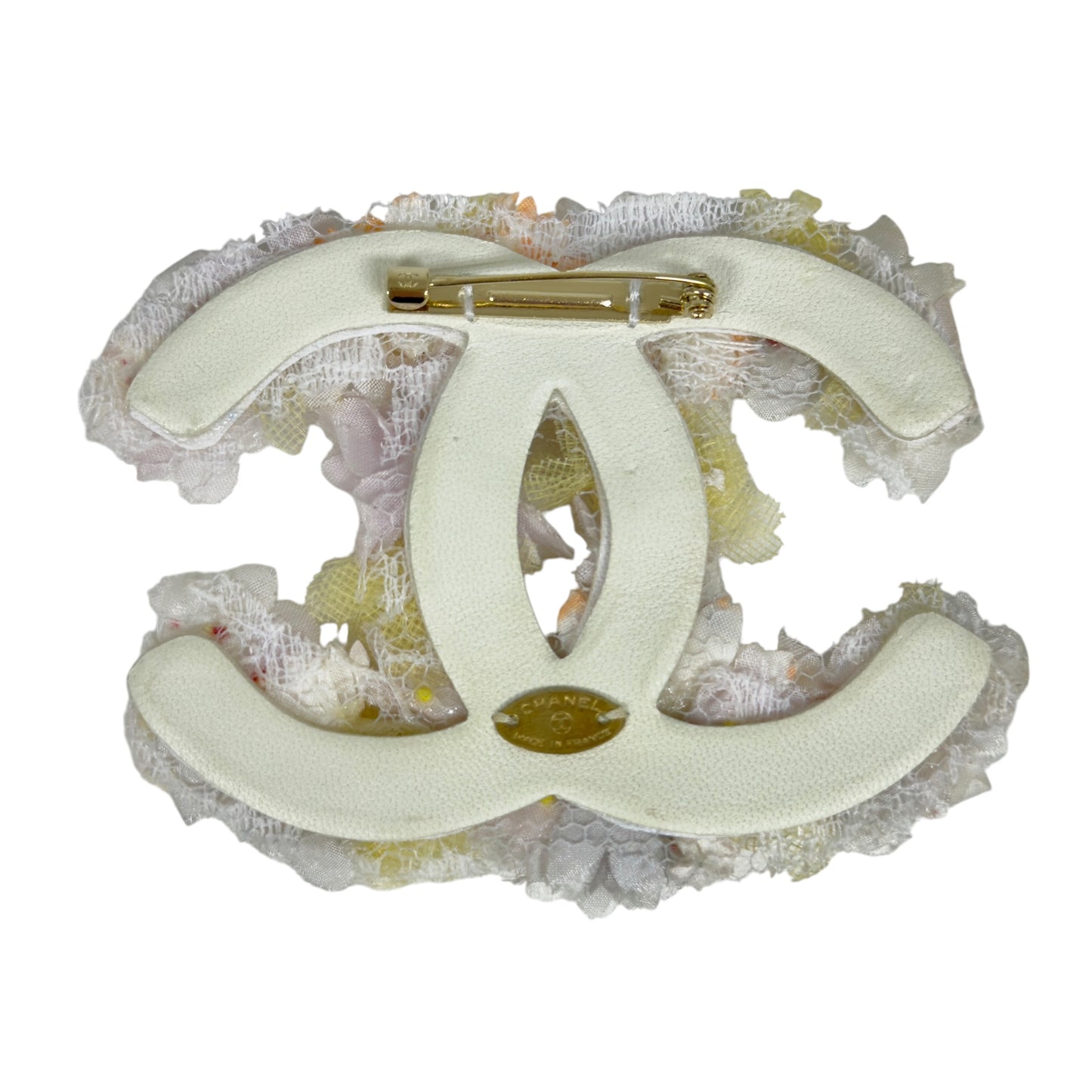 CHANEL 中古 CC 花卉 胸針
