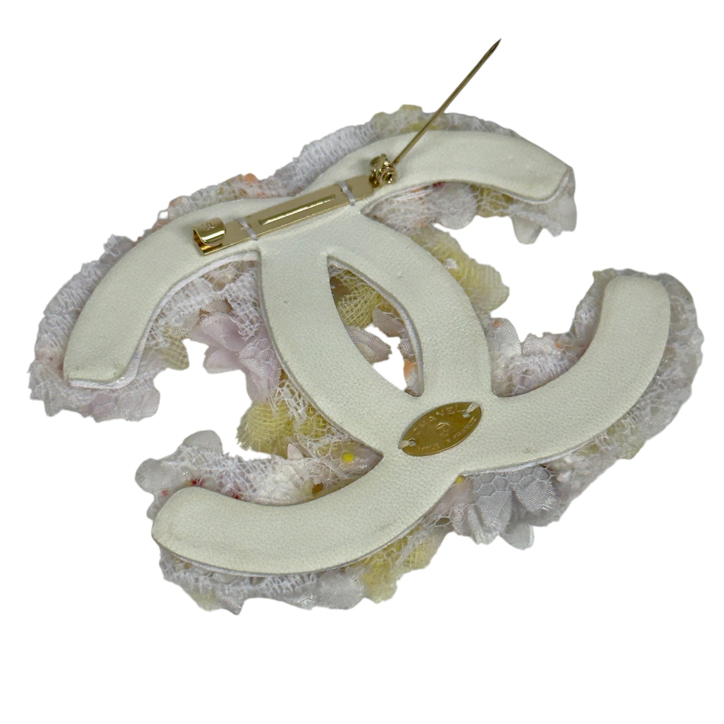 CHANEL 中古 CC 花卉 胸針