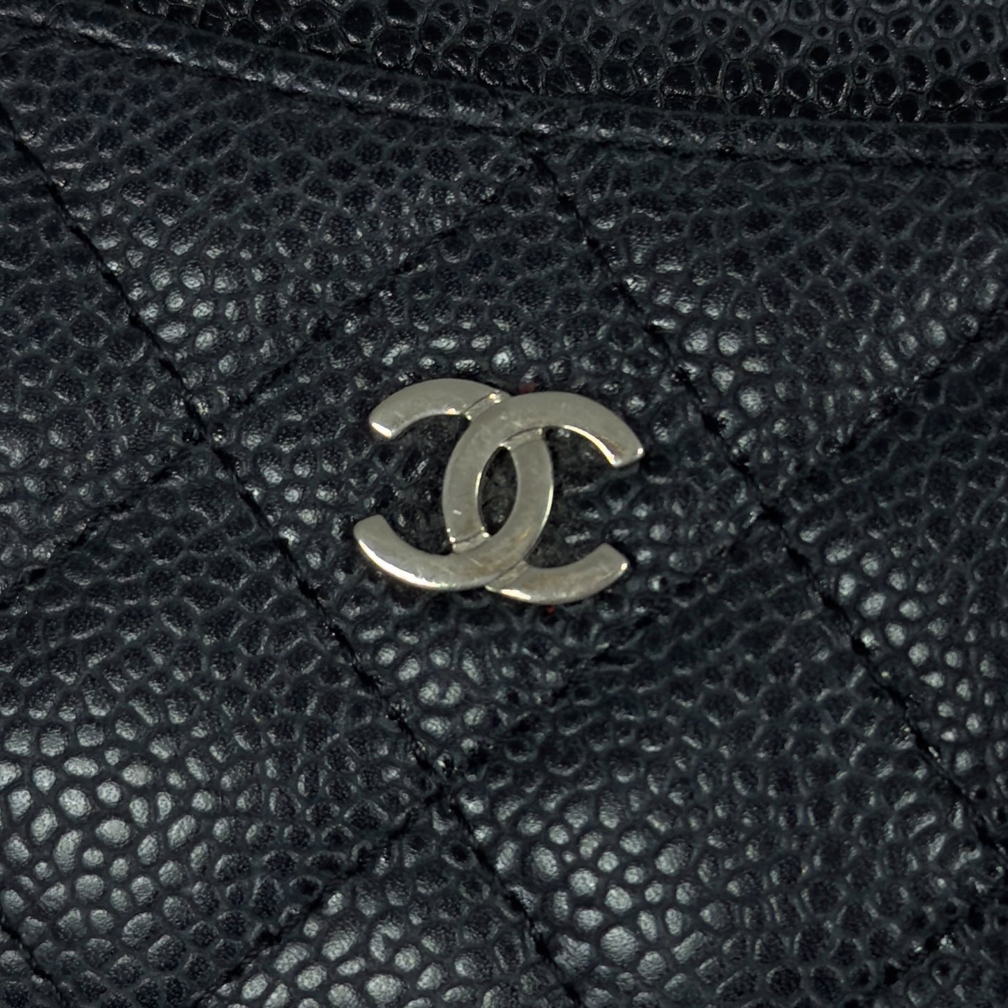 CHANEL CC 荔枝皮 卡包
