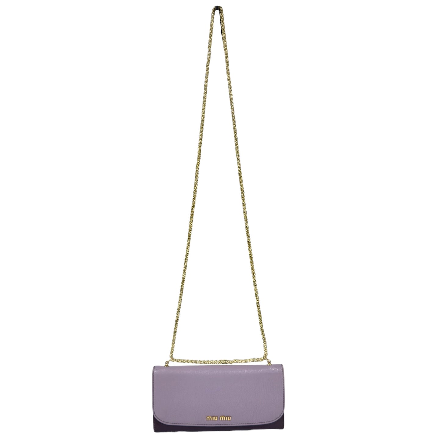 MIU MIU *自加鏈＞送無品牌扣＋無品牌鏈帶* 2用袋