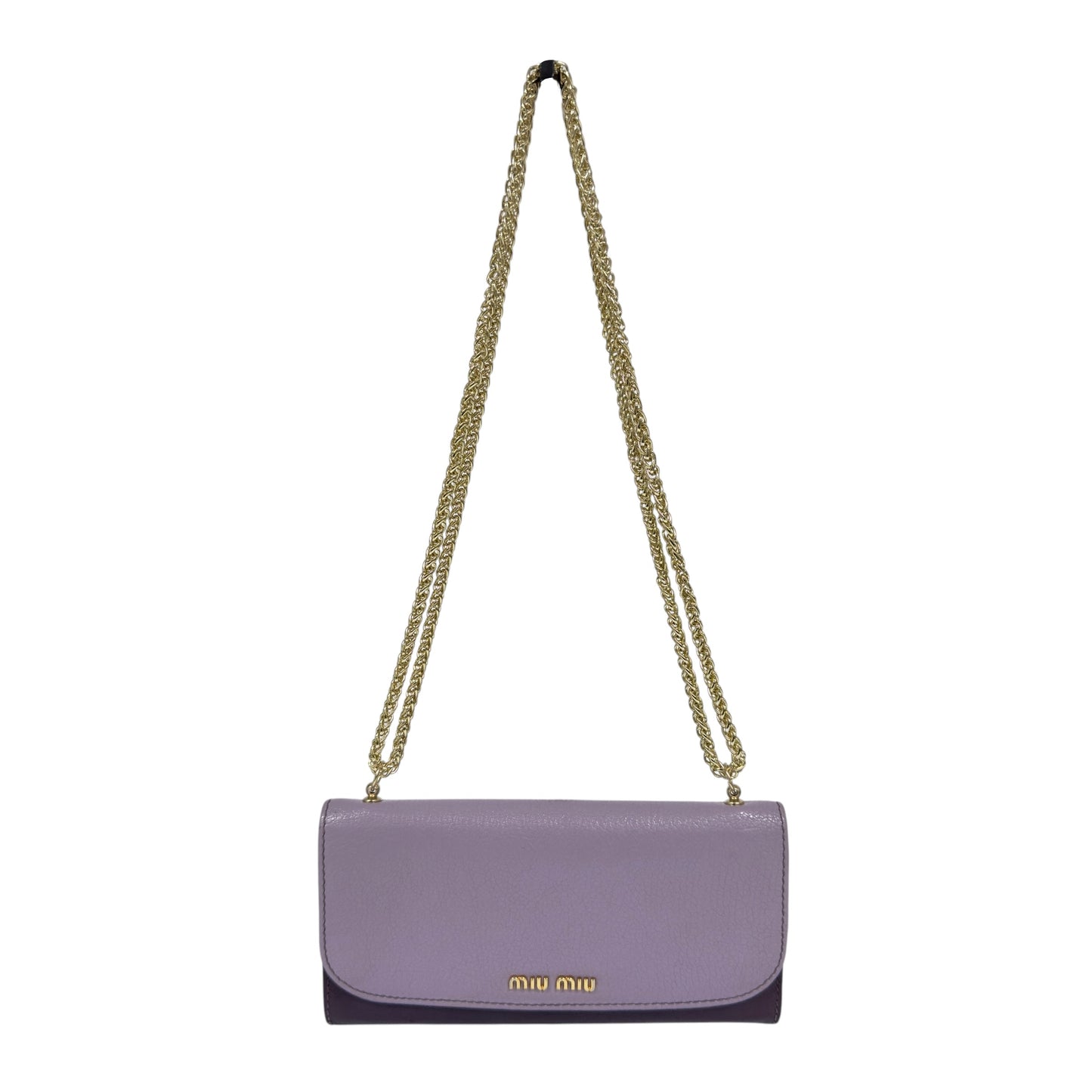 MIU MIU *自加鏈＞送無品牌扣＋無品牌鏈帶* 2用袋