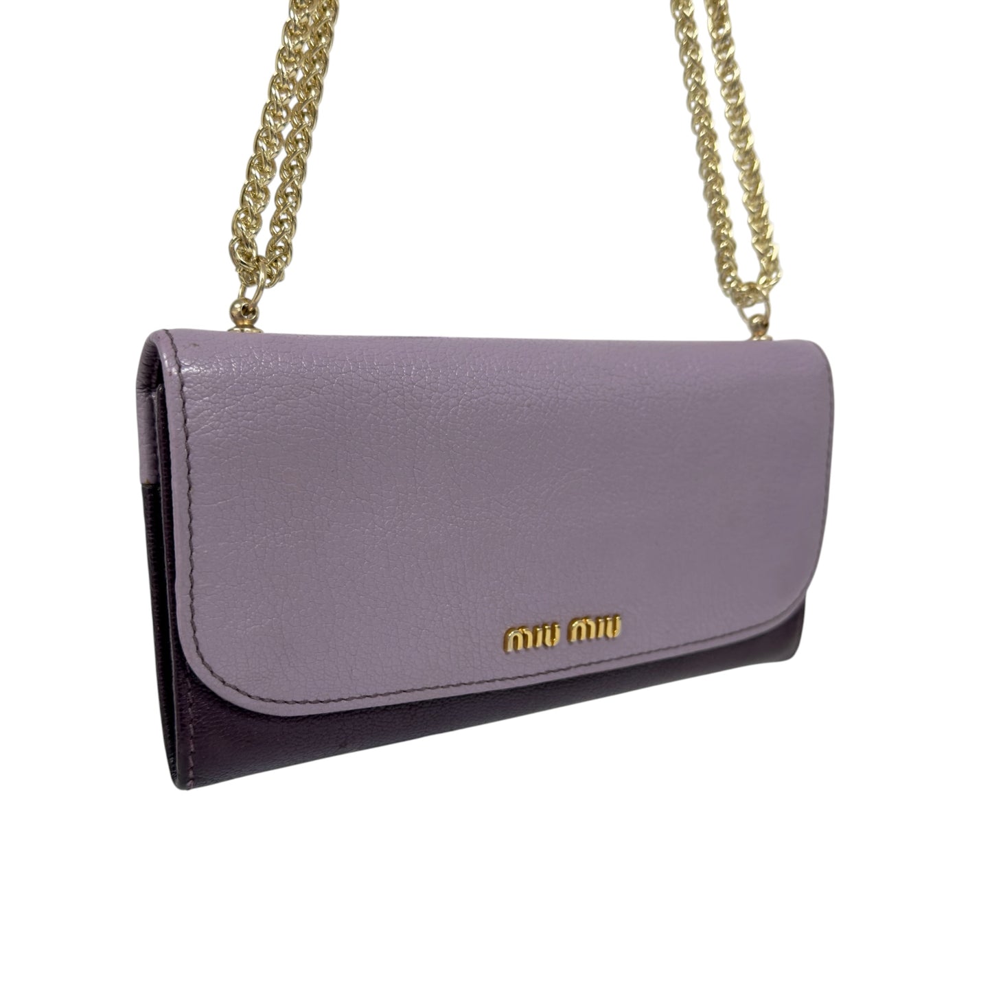 MIU MIU *自加鏈＞送無品牌扣＋無品牌鏈帶* 2用袋