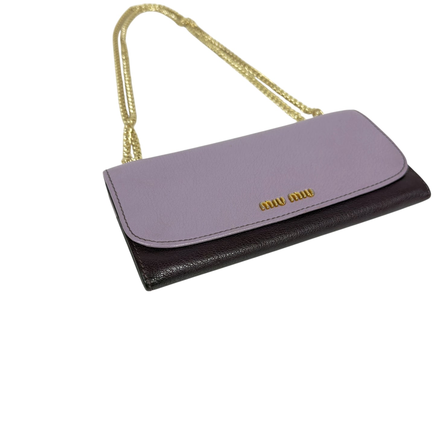 MIU MIU *自加鏈＞送無品牌扣＋無品牌鏈帶* 2用袋