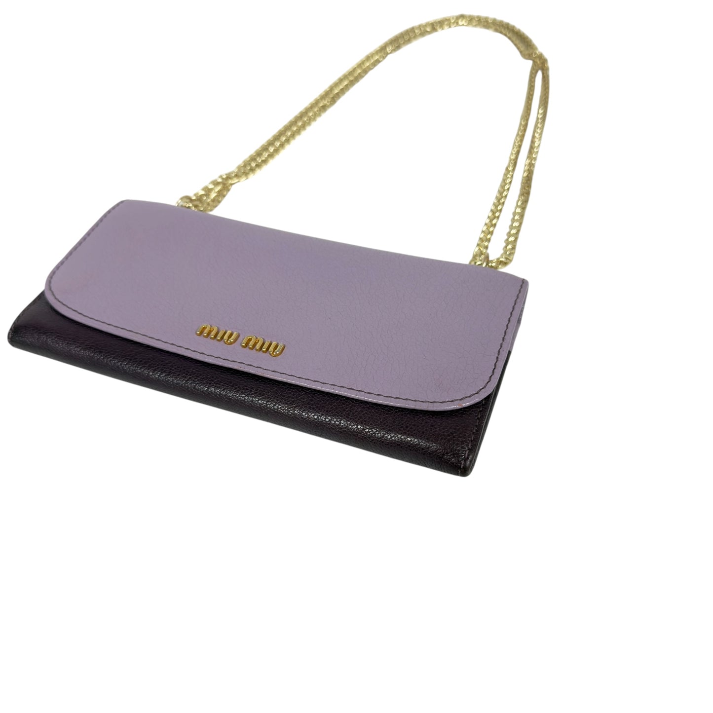 MIU MIU *自加鏈＞送無品牌扣＋無品牌鏈帶* 2用袋