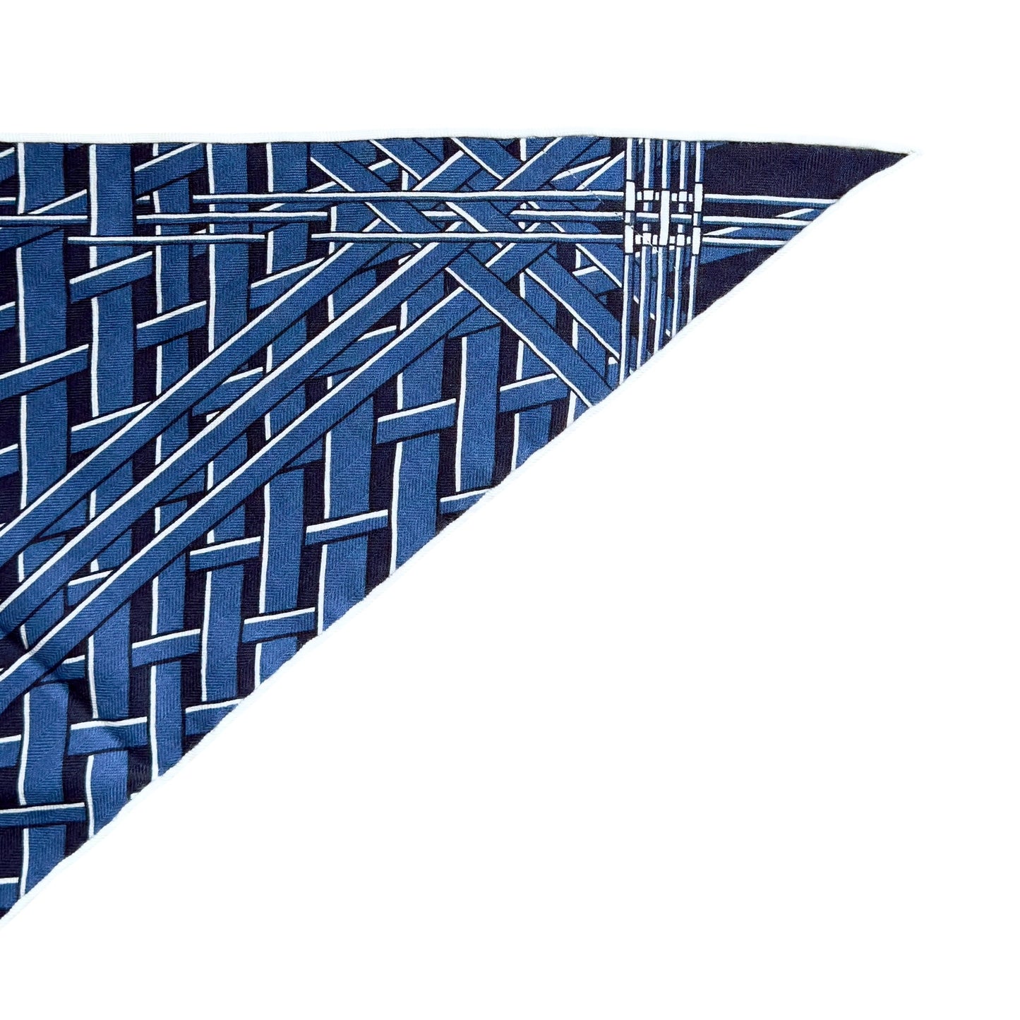 HERMES Masan & Masan giant triangle 兩馬織情 羊絨 大三角巾