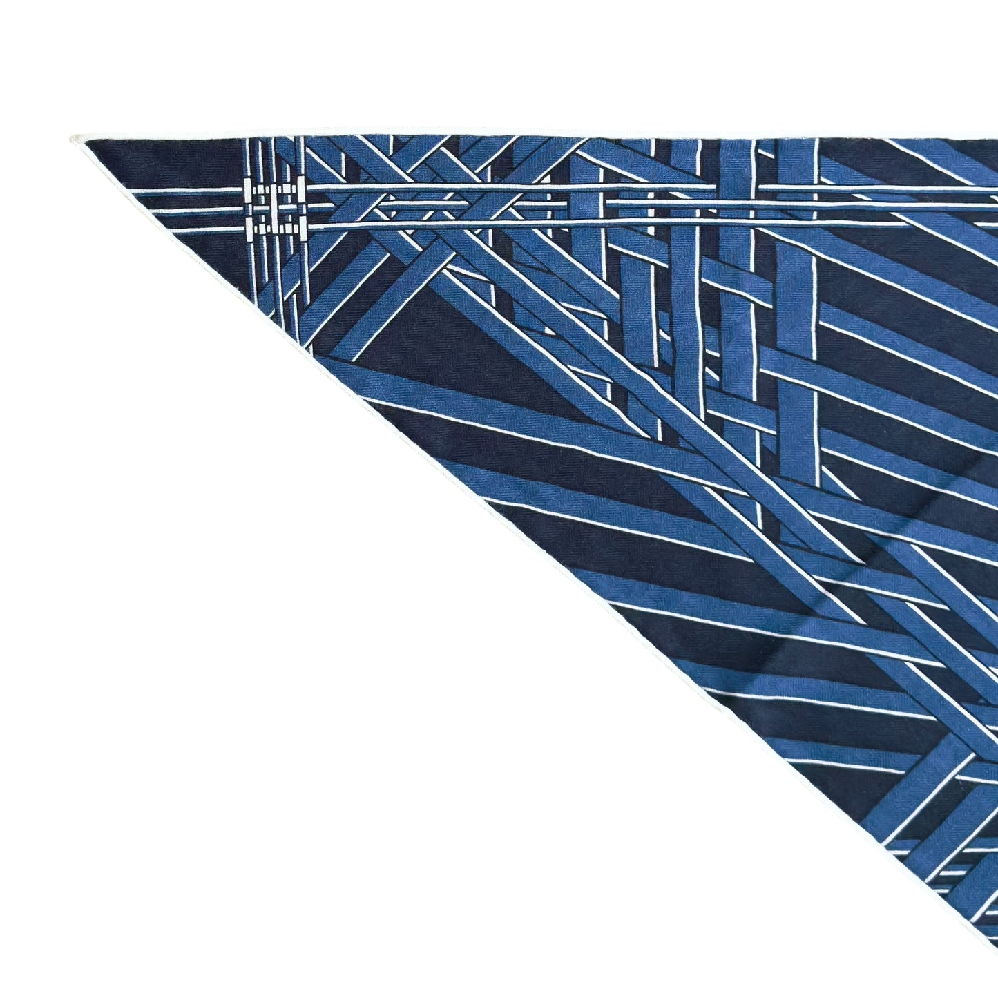HERMES Masan & Masan giant triangle 兩馬織情 羊絨 大三角巾