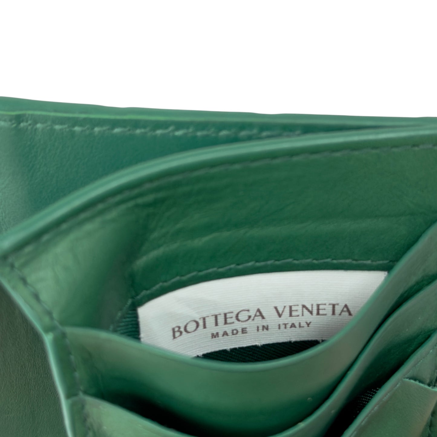 BOTTEGA VENETA 織皮 拉鏈卡包