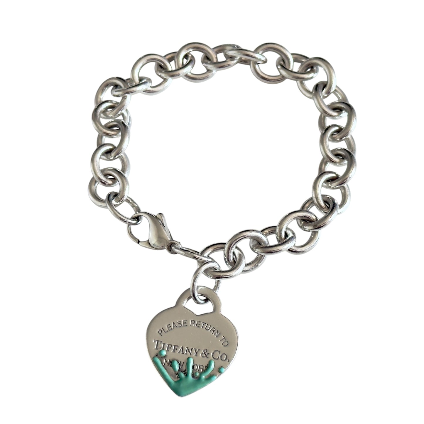 TIFFANY & CO. Return To Tiffany 純銀 愛心💗 手鏈