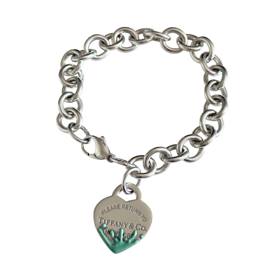 TIFFANY & CO. Return To Tiffany 純銀 愛心💗 手鏈