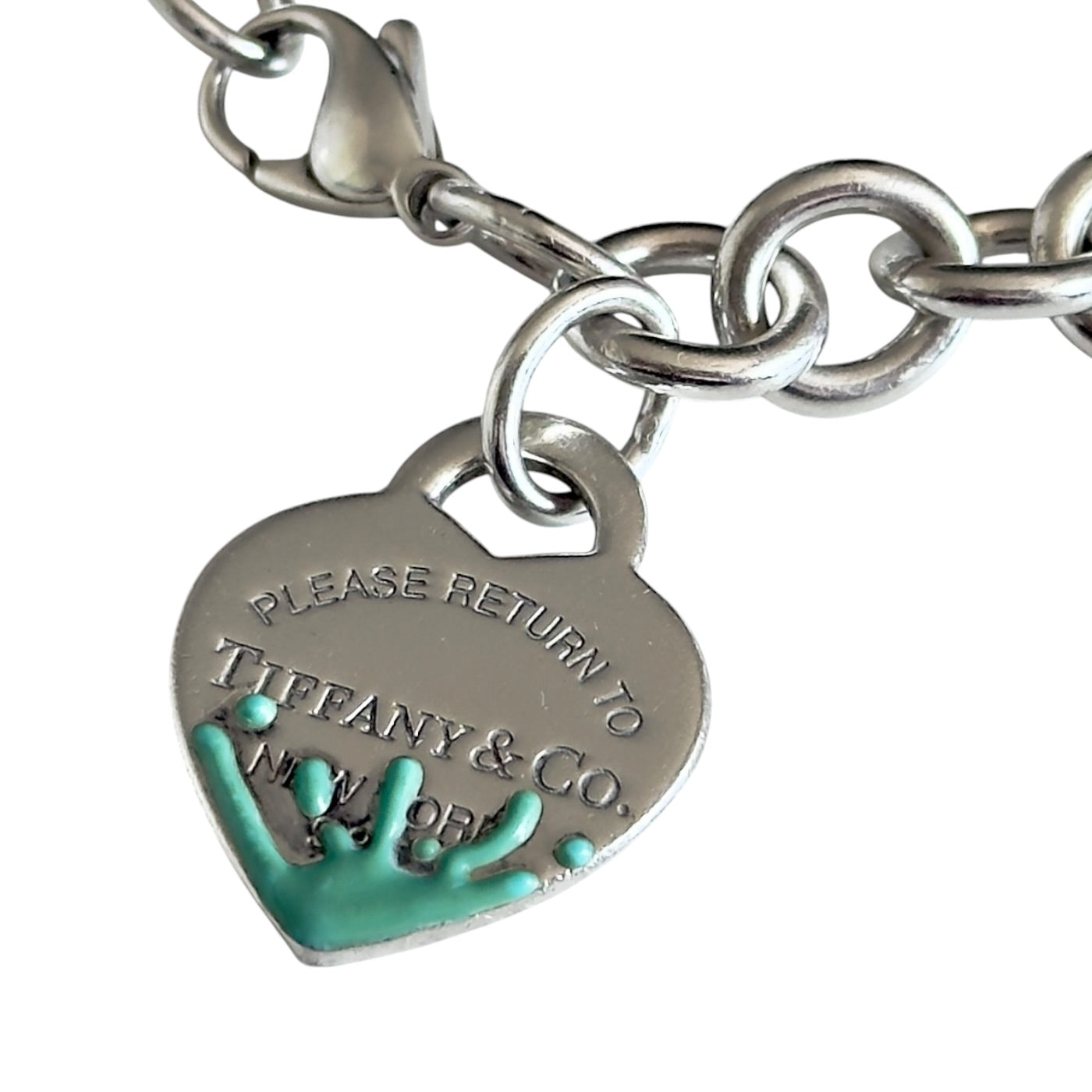 TIFFANY & CO. Return To Tiffany 純銀 愛心💗 手鏈