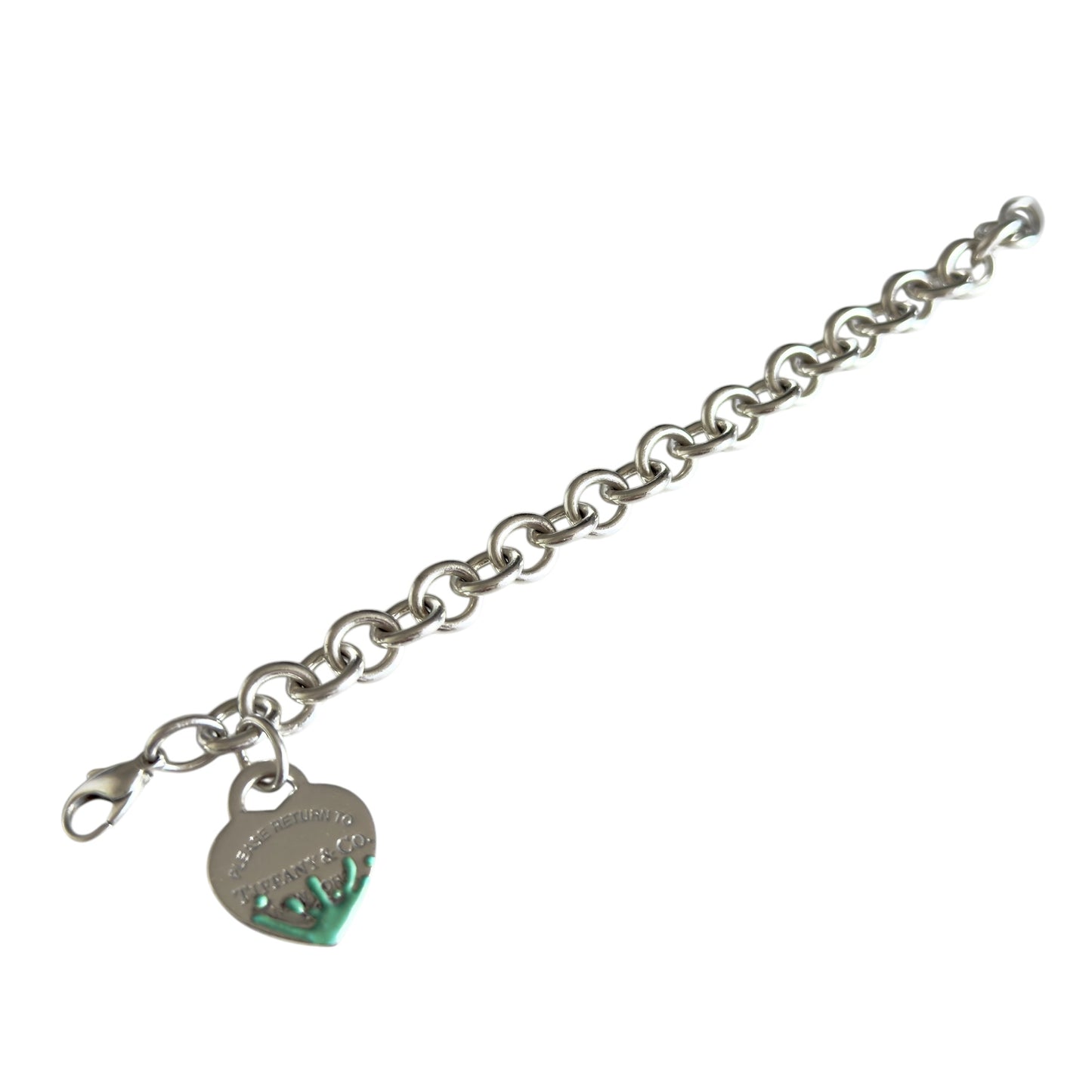 TIFFANY & CO. Return To Tiffany 純銀 愛心💗 手鏈