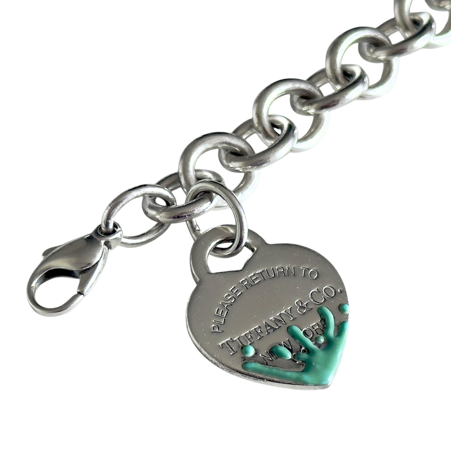 TIFFANY & CO. Return To Tiffany 純銀 愛心💗 手鏈