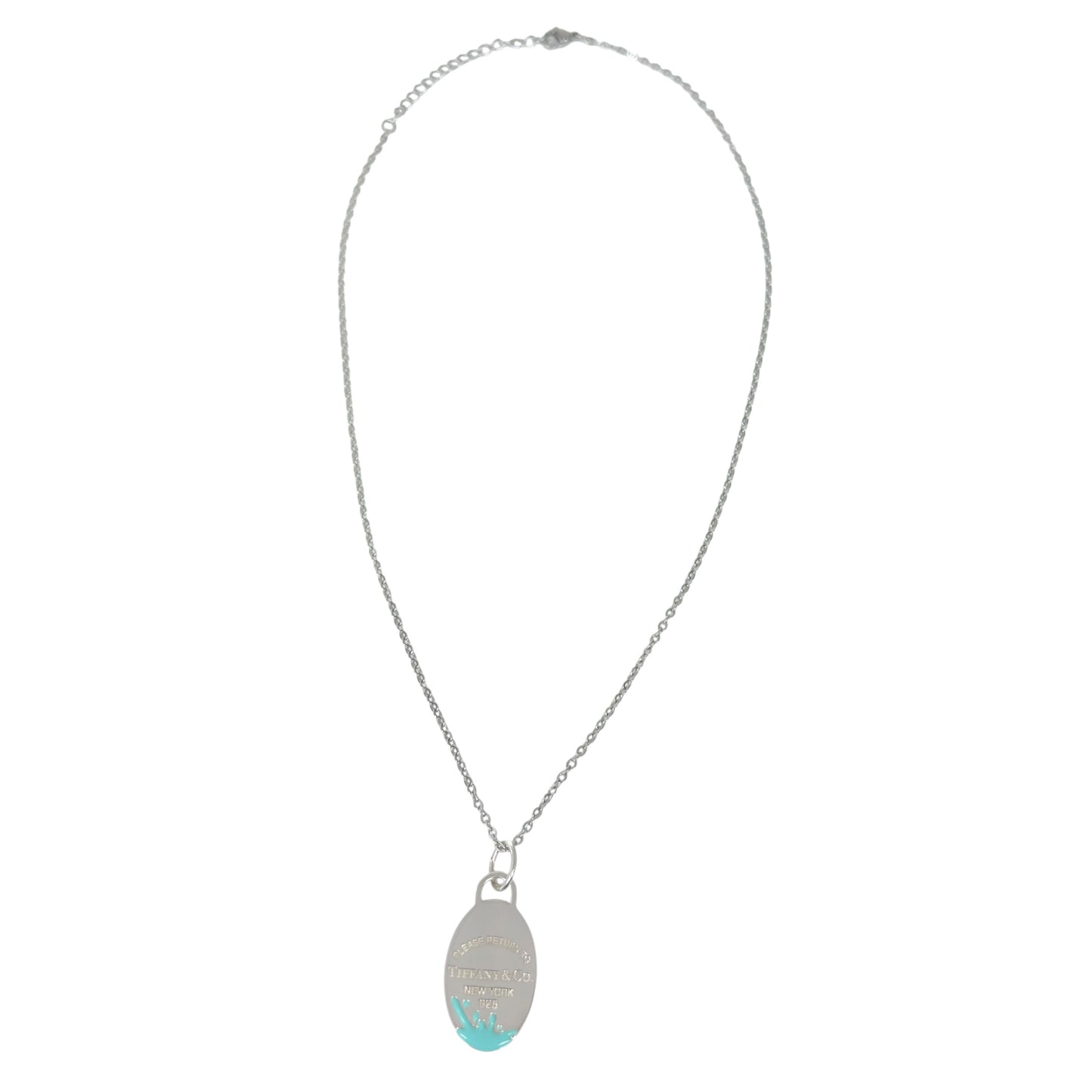 TIFFANY & CO. *送無品牌頸鏈* Return To Tiffany 純銀 吊咀