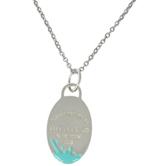 TIFFANY & CO. *送無品牌頸鏈* Return To Tiffany 純銀 吊咀