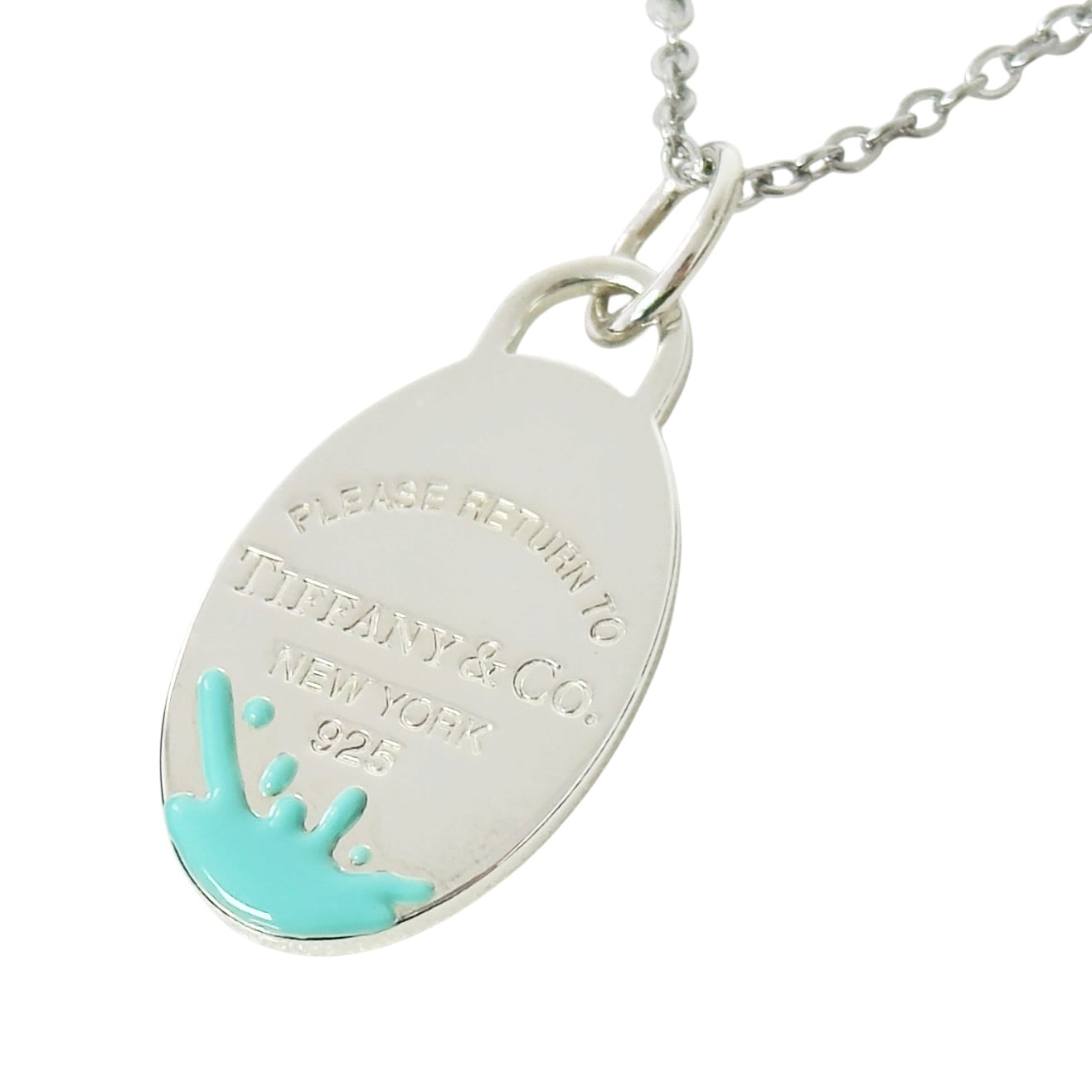 TIFFANY & CO. *送無品牌頸鏈* Return To Tiffany 純銀 吊咀