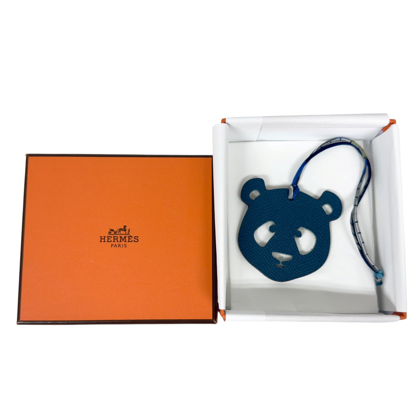HERMES Petit h 熊貓 掛飾