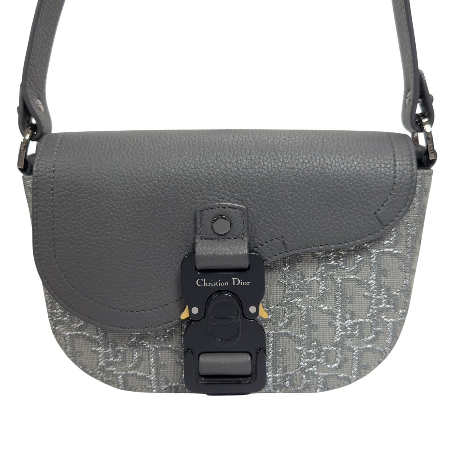 DIOR Mini Saddle 閃爍 斜揹袋