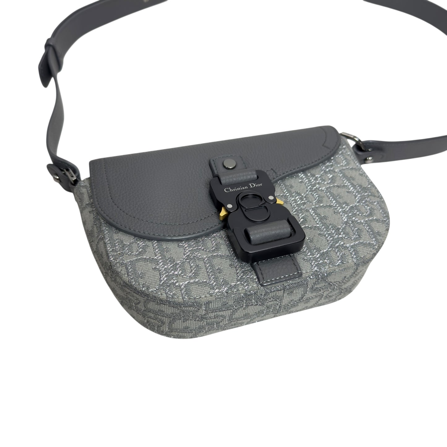 DIOR Mini Saddle 閃爍 斜揹袋