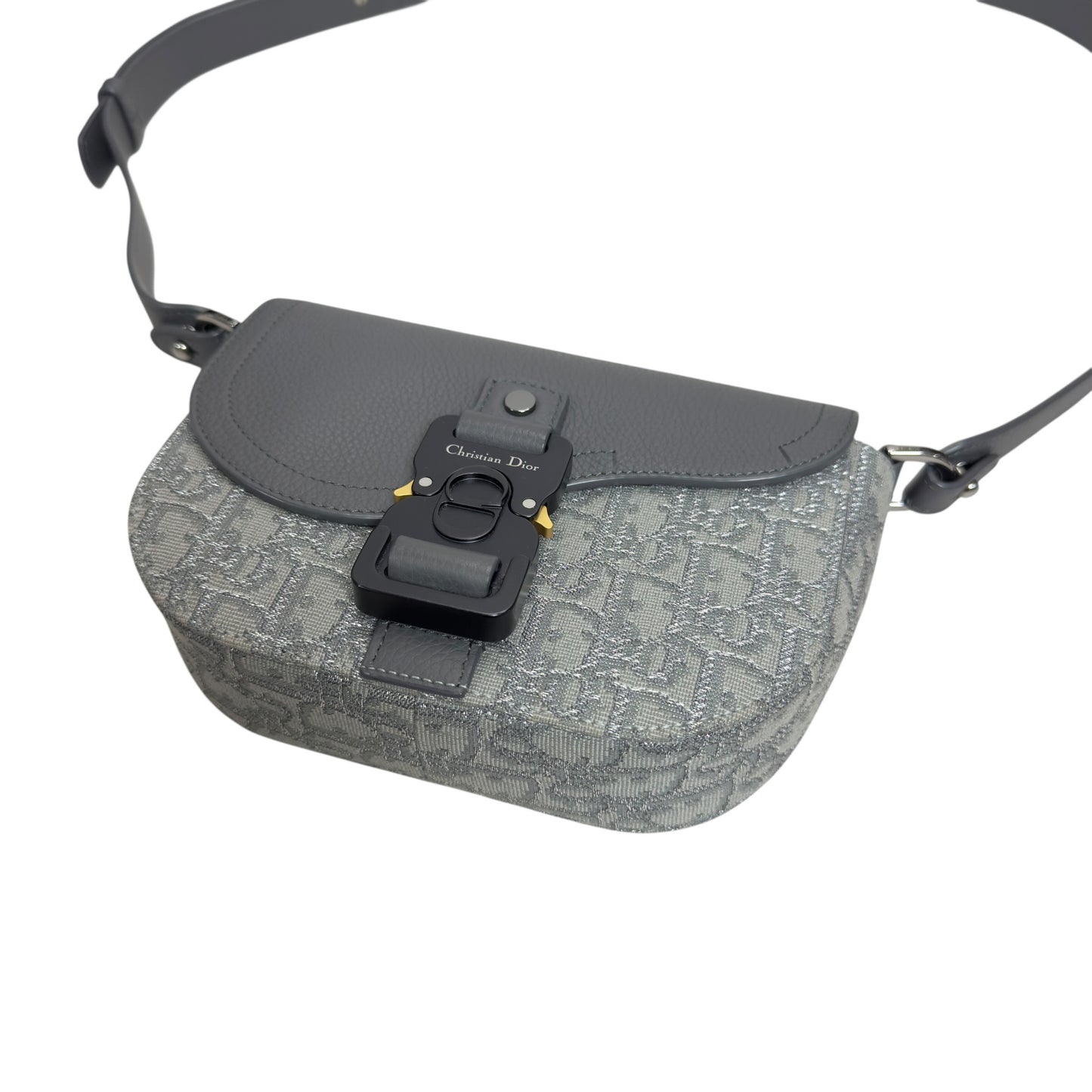 DIOR Mini Saddle 閃爍 斜揹袋