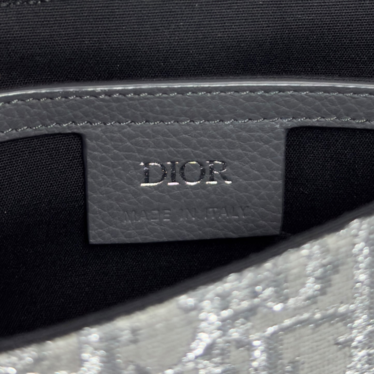 DIOR Mini Saddle 閃爍 斜揹袋