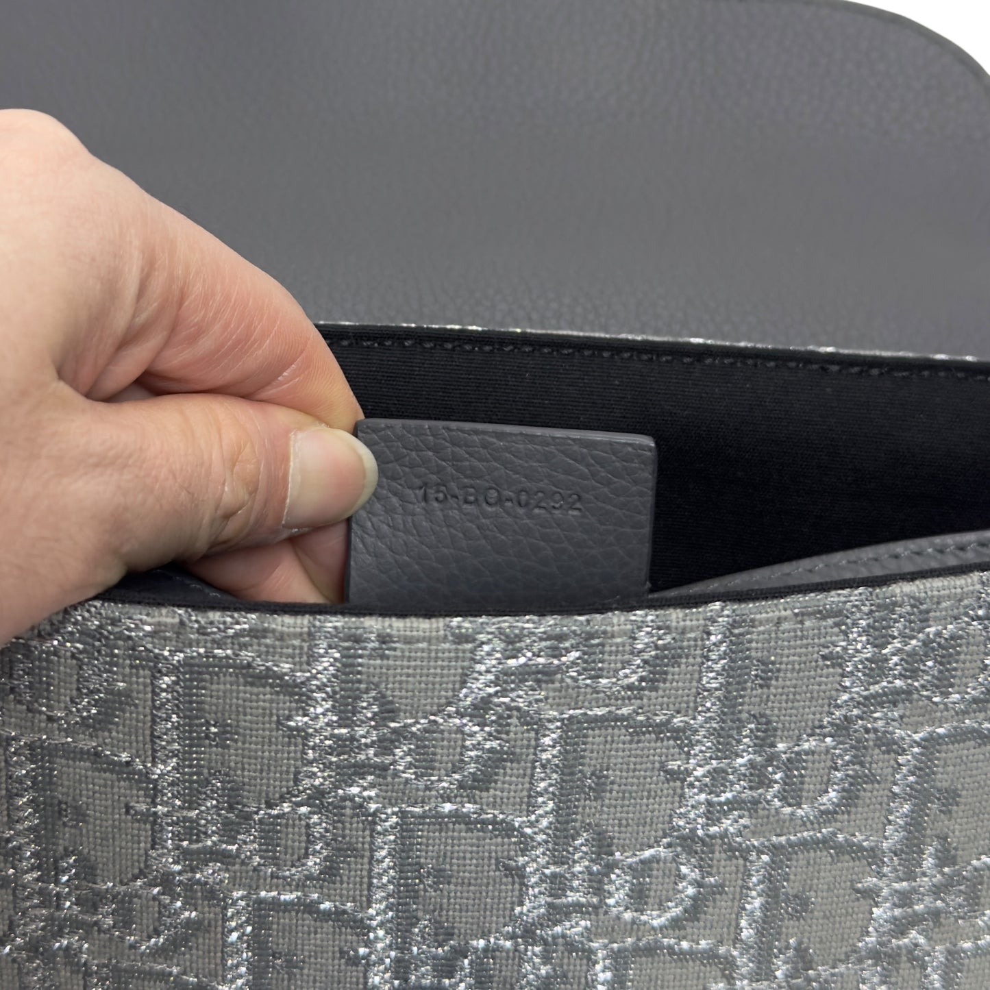 DIOR Mini Saddle 閃爍 斜揹袋